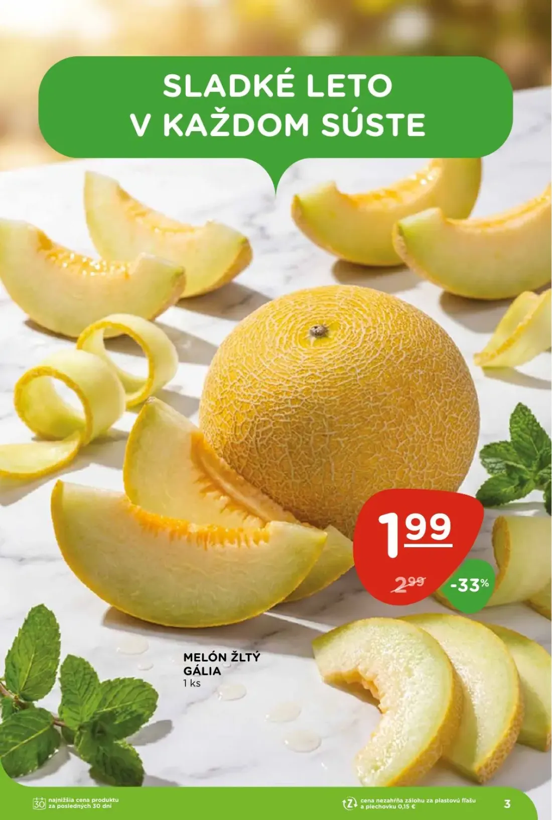 Terno leták, strana 3 z 30 — MELÓN ŽLTÝ GÁLIA
