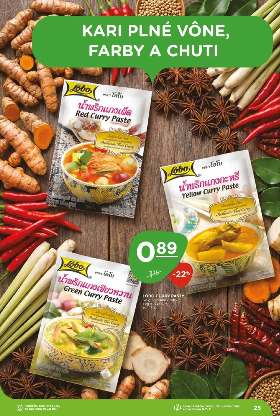 Terno leták, strana 25 z 30 — LOBO CURRY PASTY