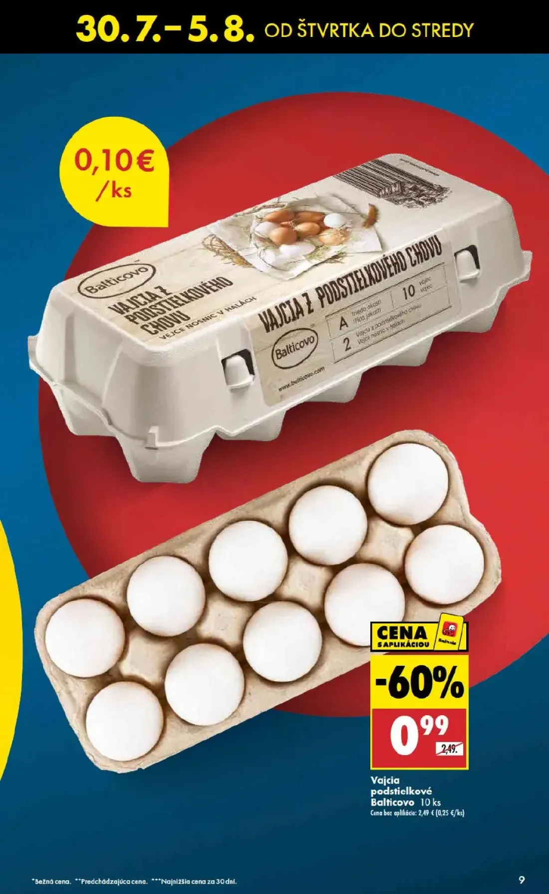 Biedronka leták, strana 9 z 48 — Vajcia podstielkové Balticovo, Vajcia
