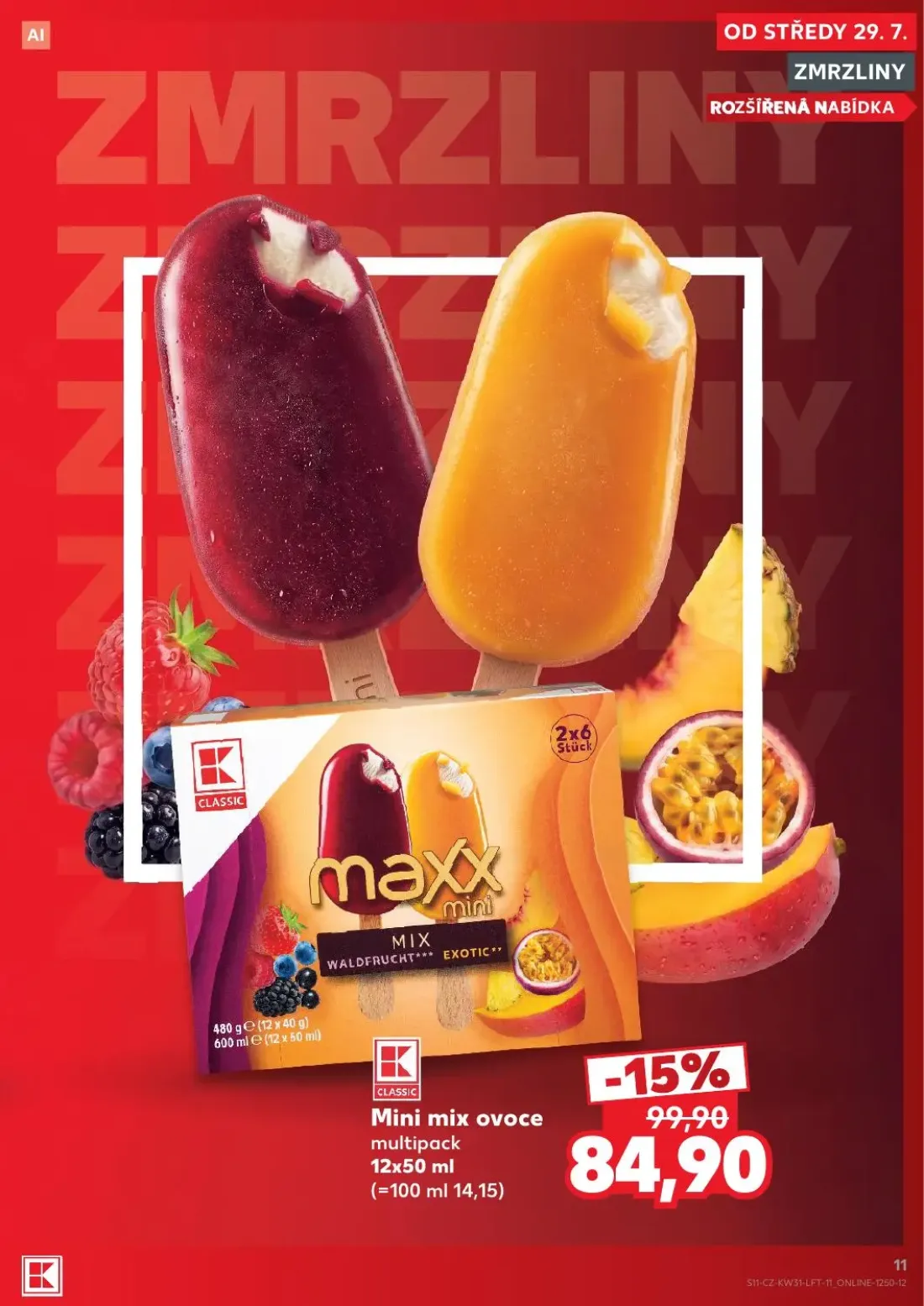 Kaufland leták, strana 11 z 54 — Mini mix ovoce multipack