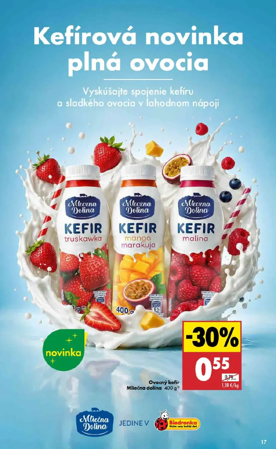 Biedronka leták, strana 17 z 48 — Kefír