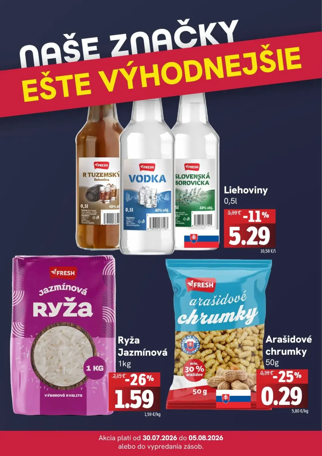 Fresh leták, strana 4 z 4 — Arašidové chrumky