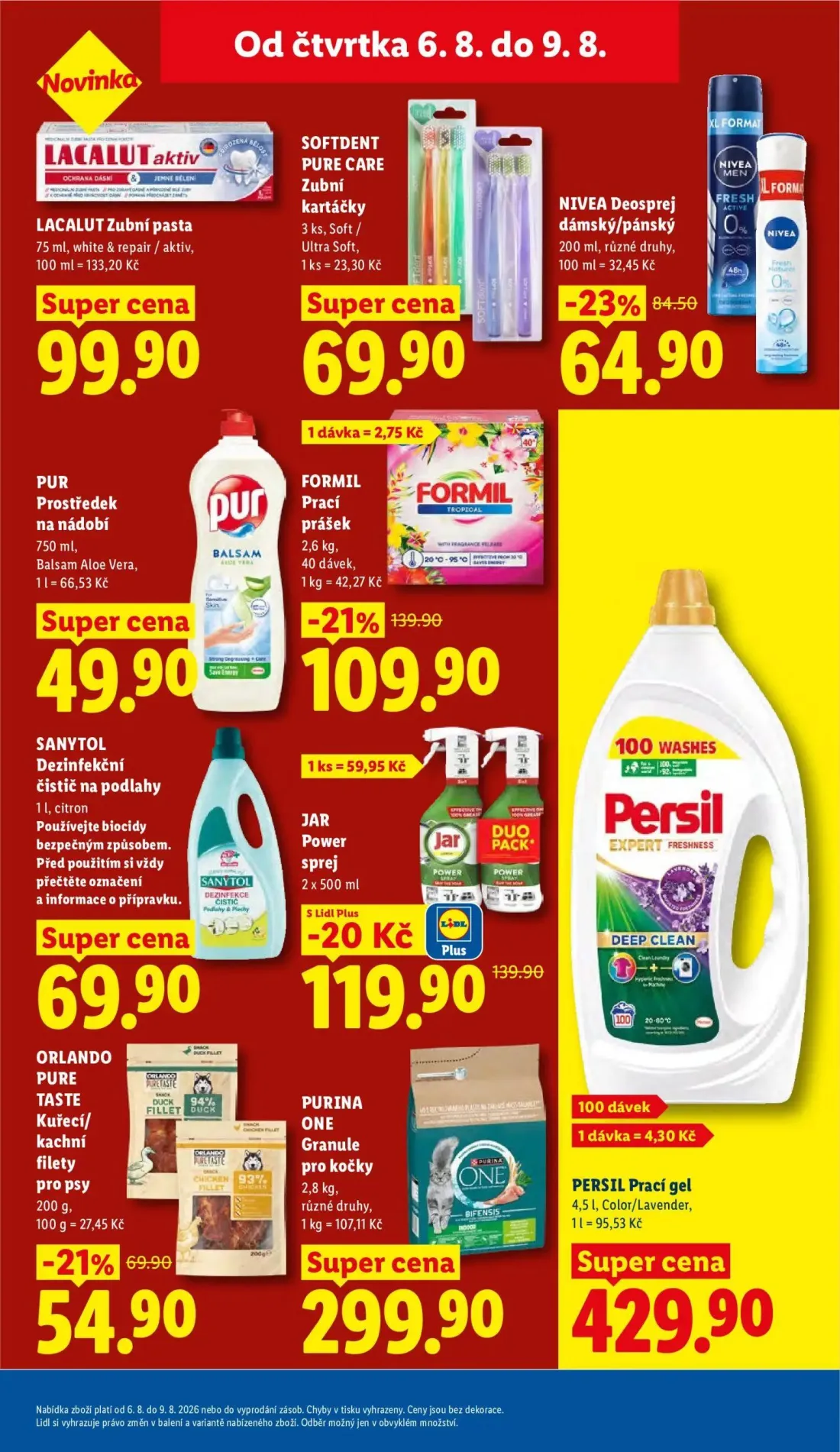 Lidl leták, strana 27 z 48 — FORMIL Prací prášek, JAR Power sprej, NIVEA Deosprej dámský/pánský