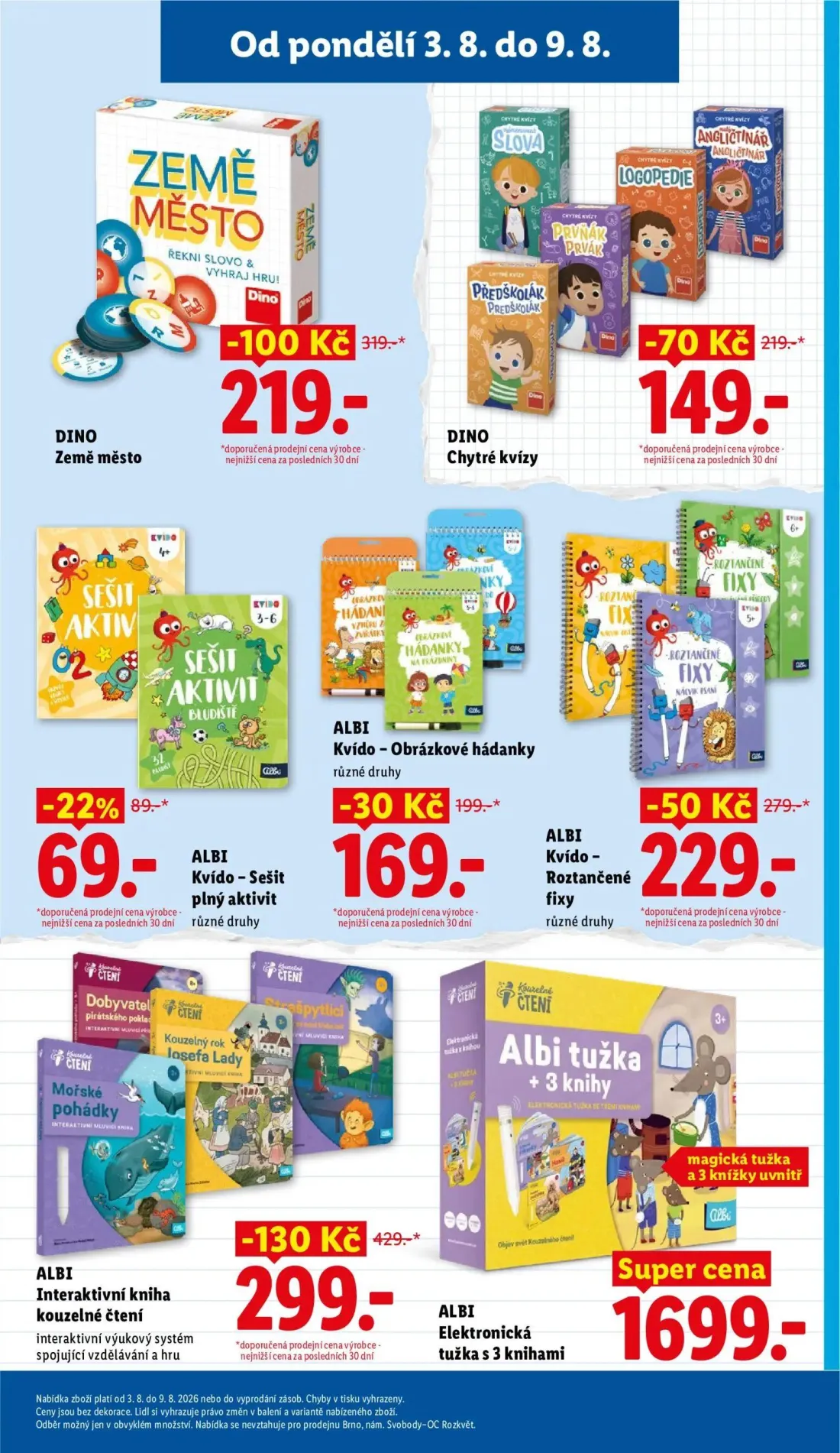 Lidl leták, strana 39 z 54 — Interaktivní kniha kouzelné čtení, Země město, Chytré kvízy