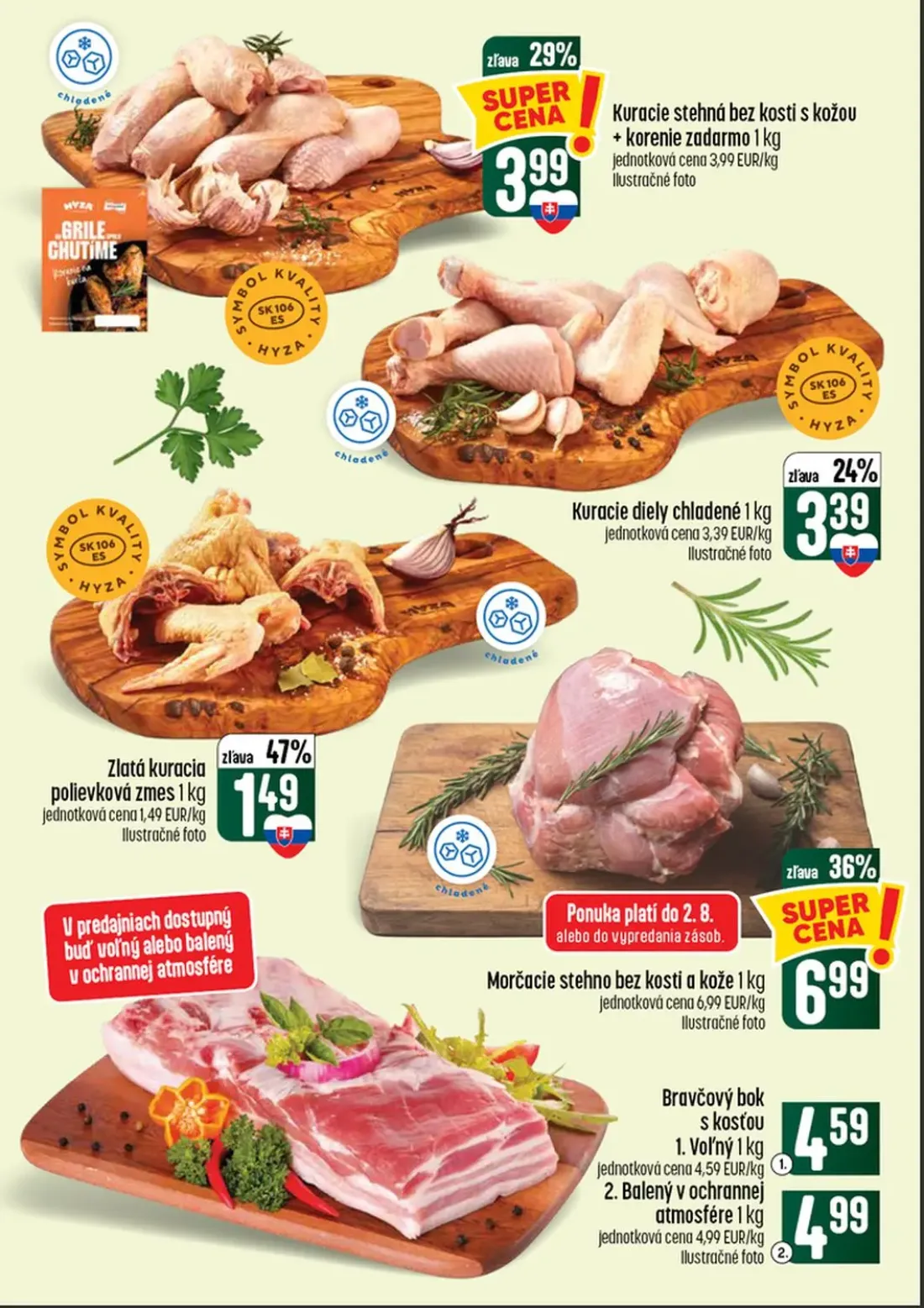 Coop Tempo leták, strana 8 z 60 — Kuracie stehná bez kosti s kožou + korenie zadarmo