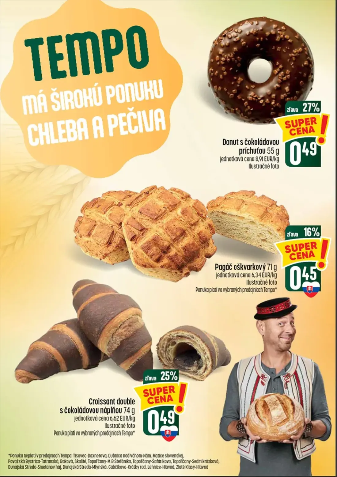 Coop Tempo leták, strana 28 z 60 — Donut s čokoládovou príchuťou