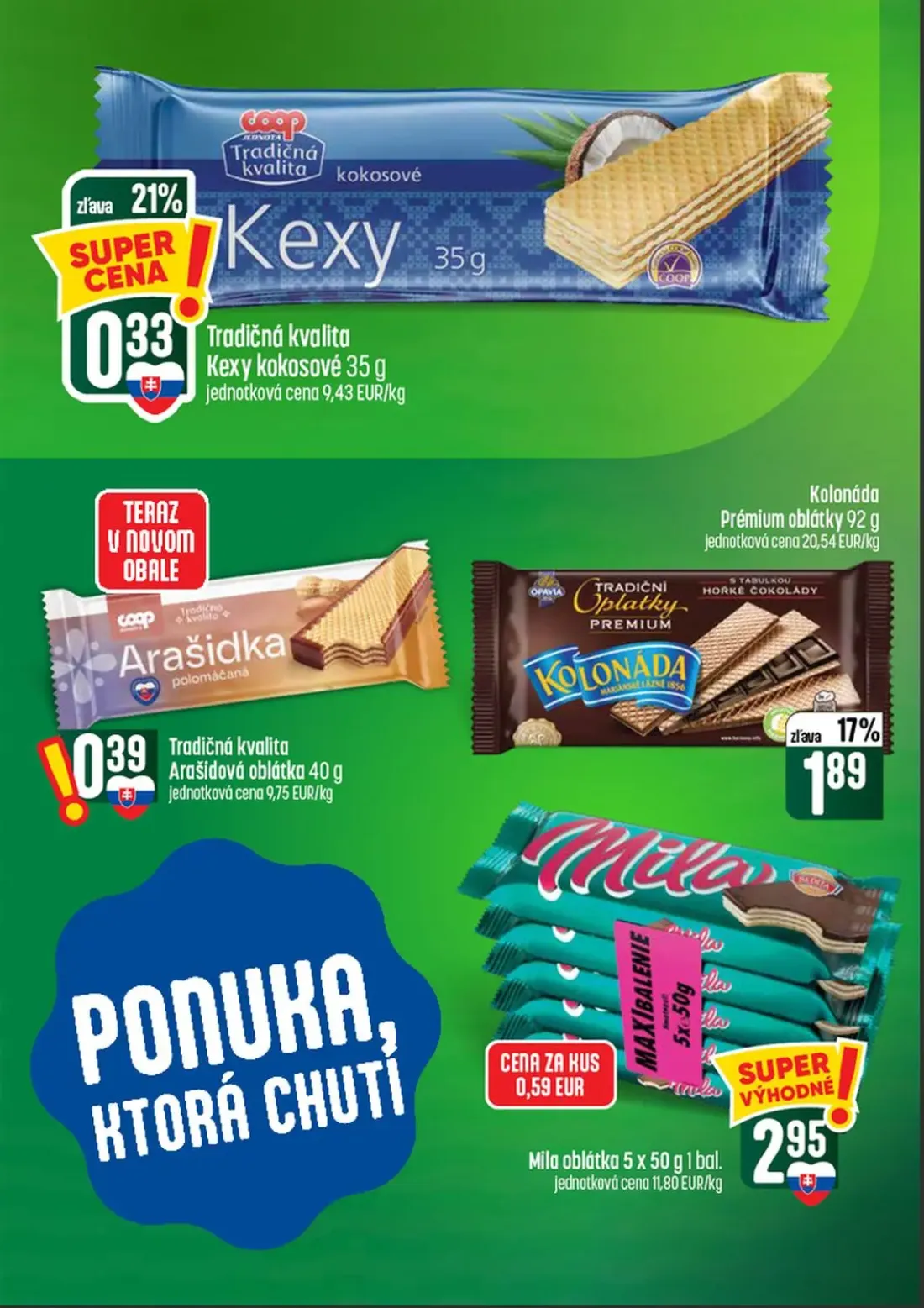 Coop Tempo leták, strana 38 z 60 — Mila oblátka