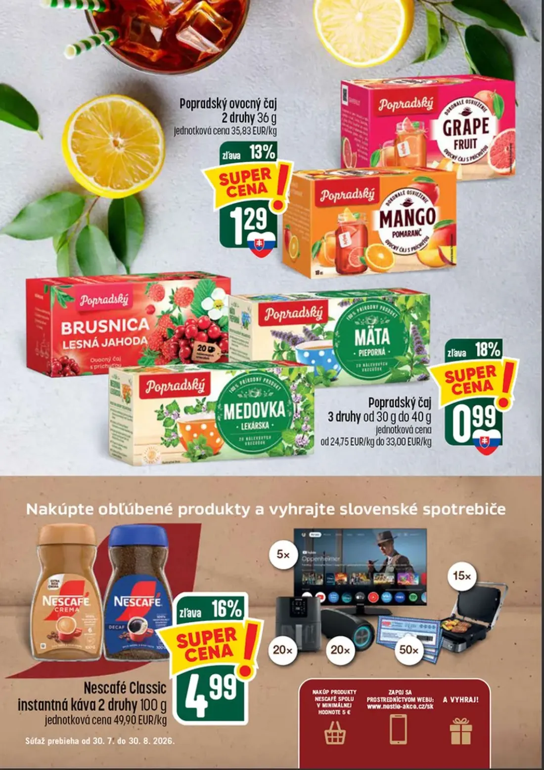 Coop Tempo leták, strana 44 z 60 — Nescafé Classic instantná káva