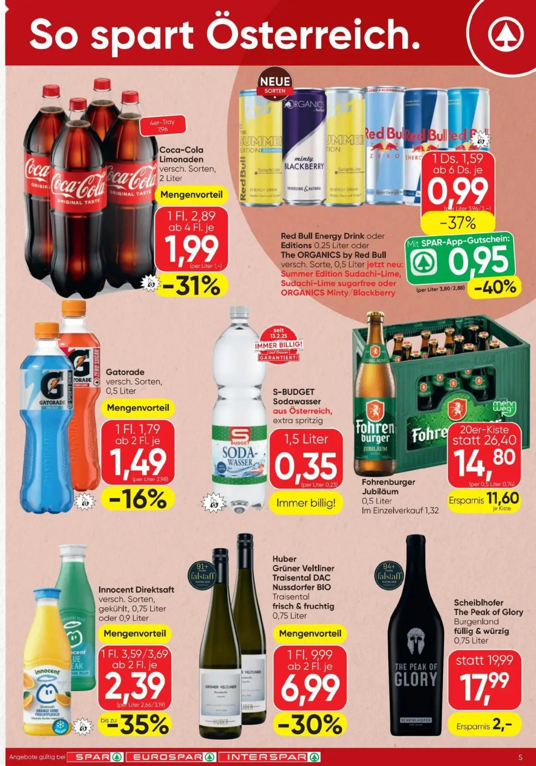 Spar Prospekt, Seite 5 von 16 — S-BUDGET Sodawasser