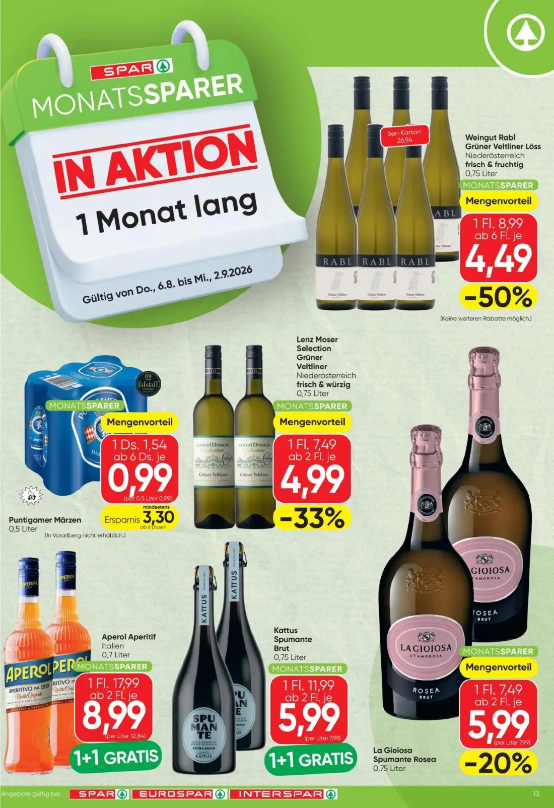 Spar Prospekt, Seite 13 von 16