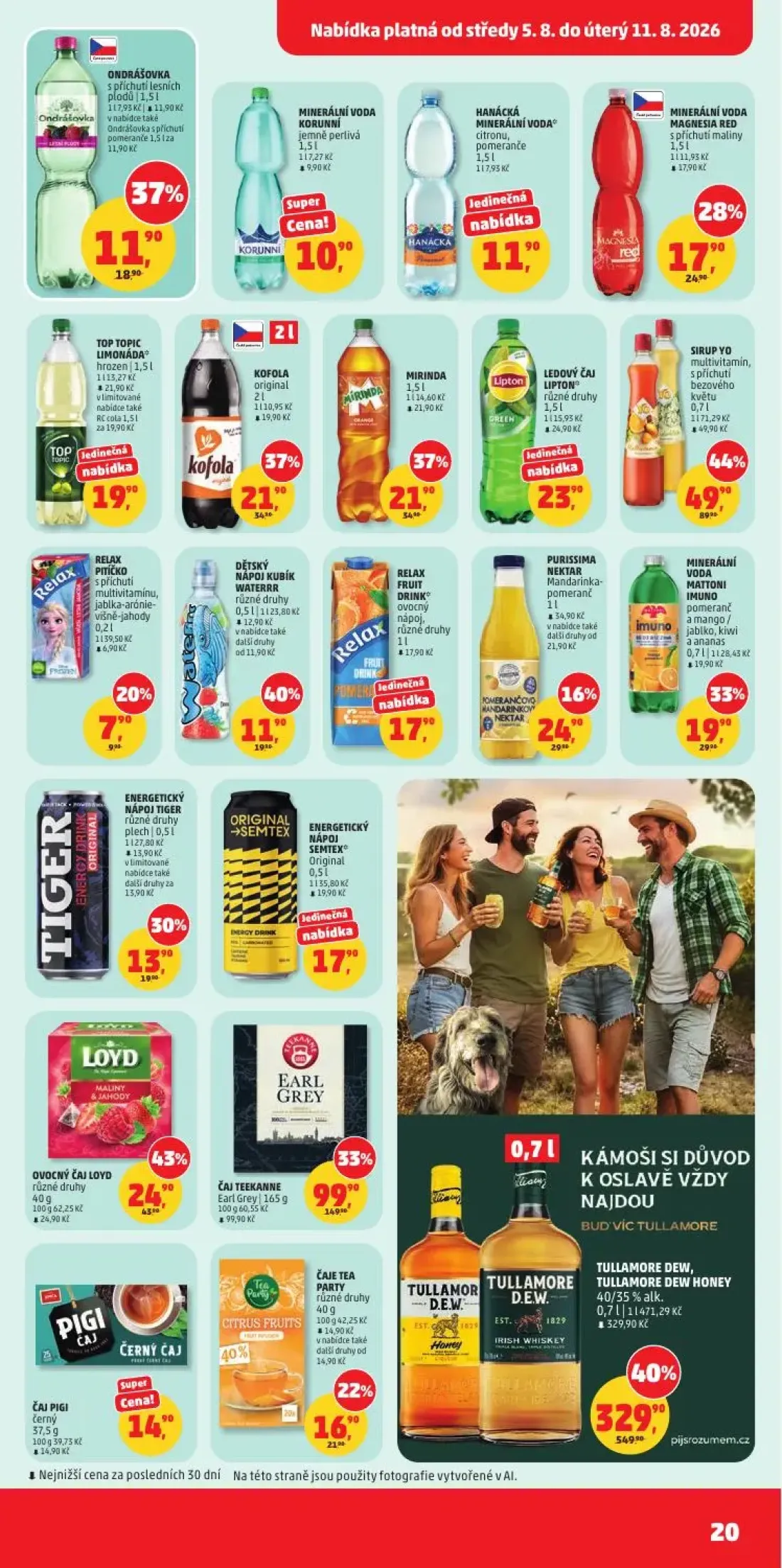 PENNY leták, strana 20 z 34 — ČAJ TEEKANNE Earl Grey, SIRUP YO multivitamin, s příchutí bezového květu, OVOCNÝ ČAJ LOYD různ…