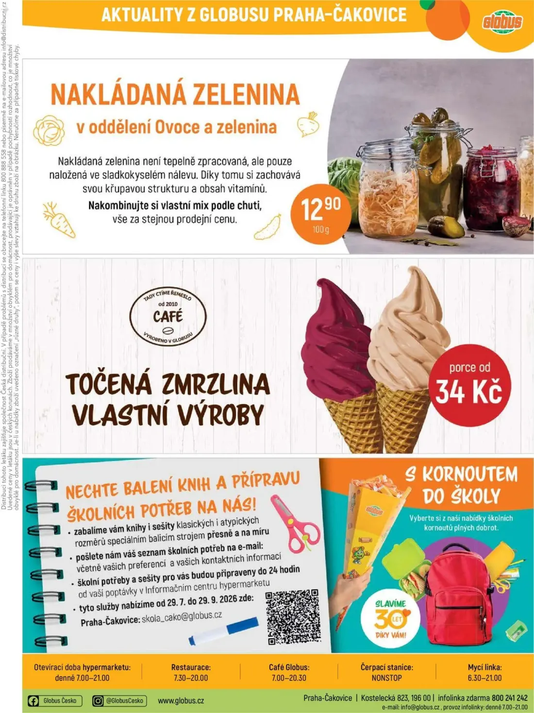 GLOBUS leták, strana 35 z 43 — NAKLÁDANÁ ZELENINA, TOČENÁ ZMRZLINA VLASTNÍ VÝROBY