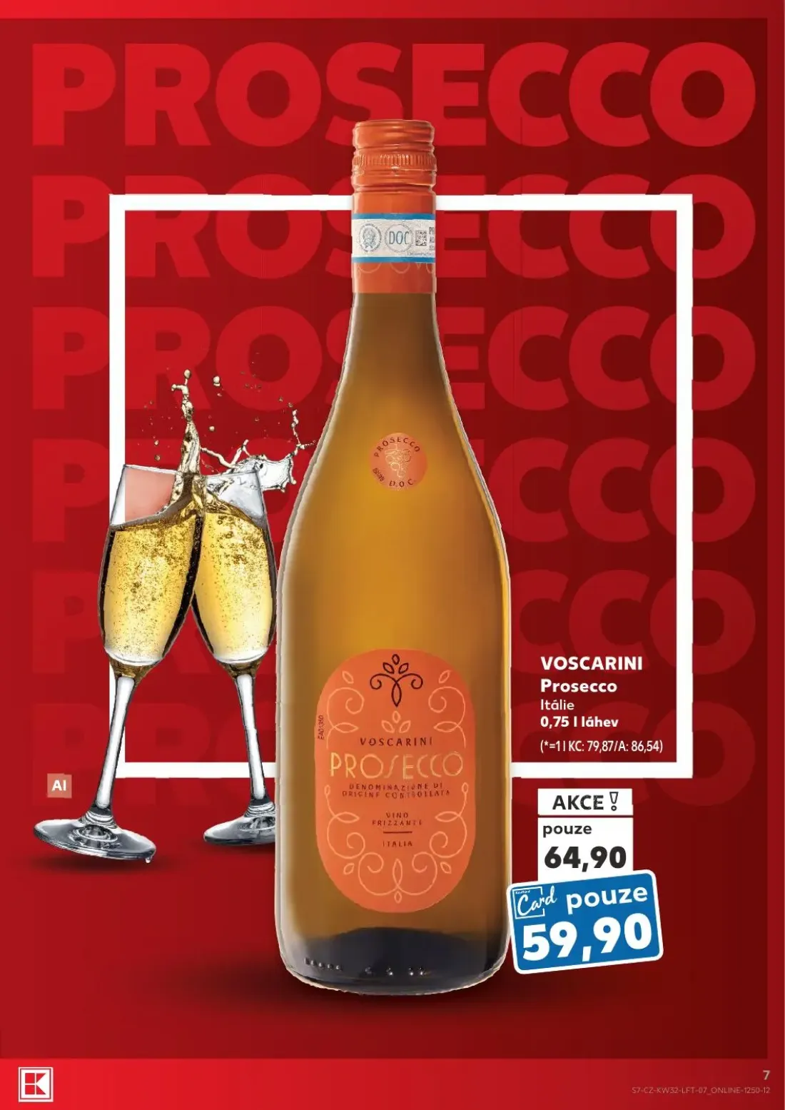 Kaufland leták, strana 7 z 54 — VOSCARINI Prosecco Itálie