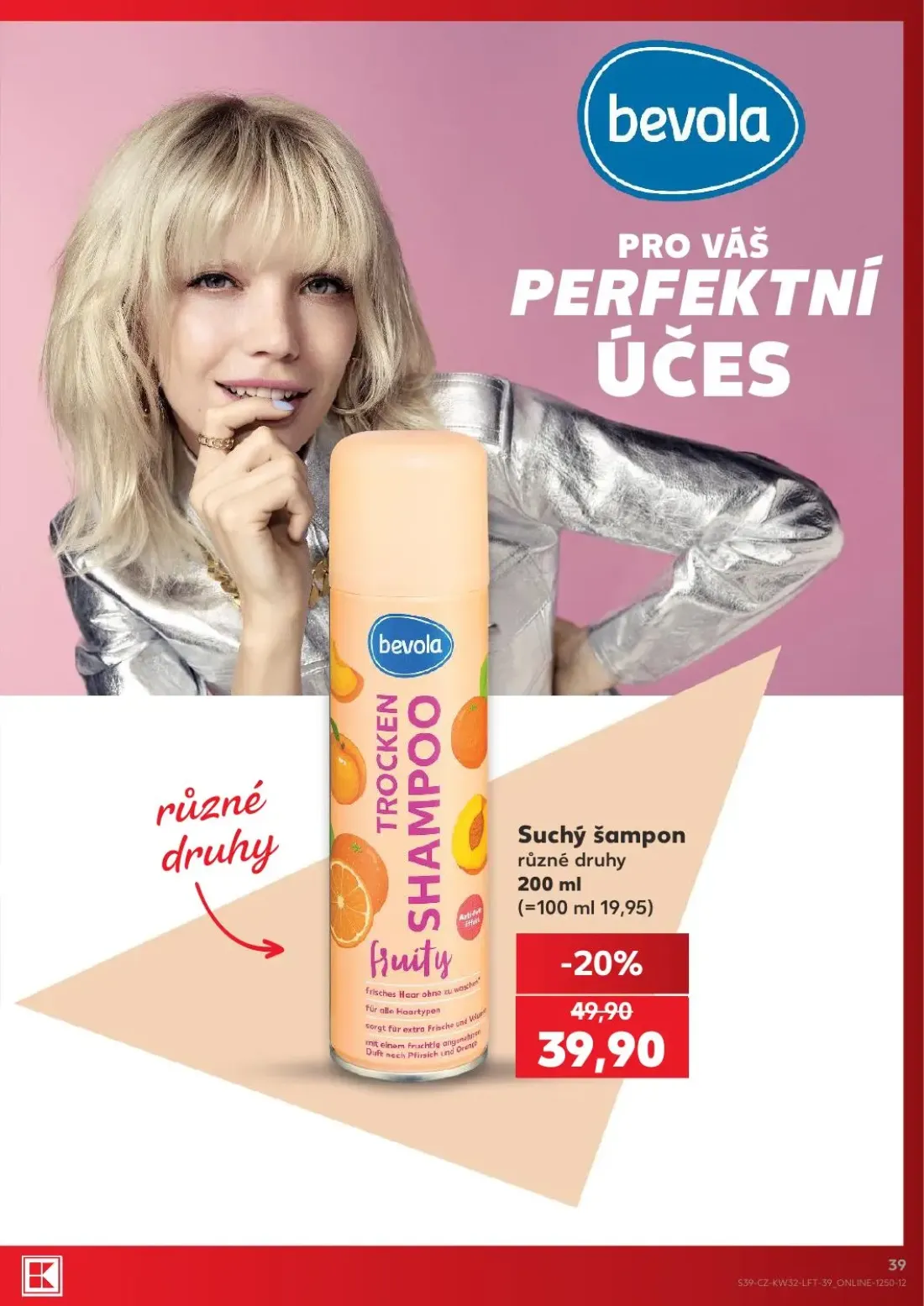 Kaufland leták, strana 39 z 54 — Suchý šampon různé druhy