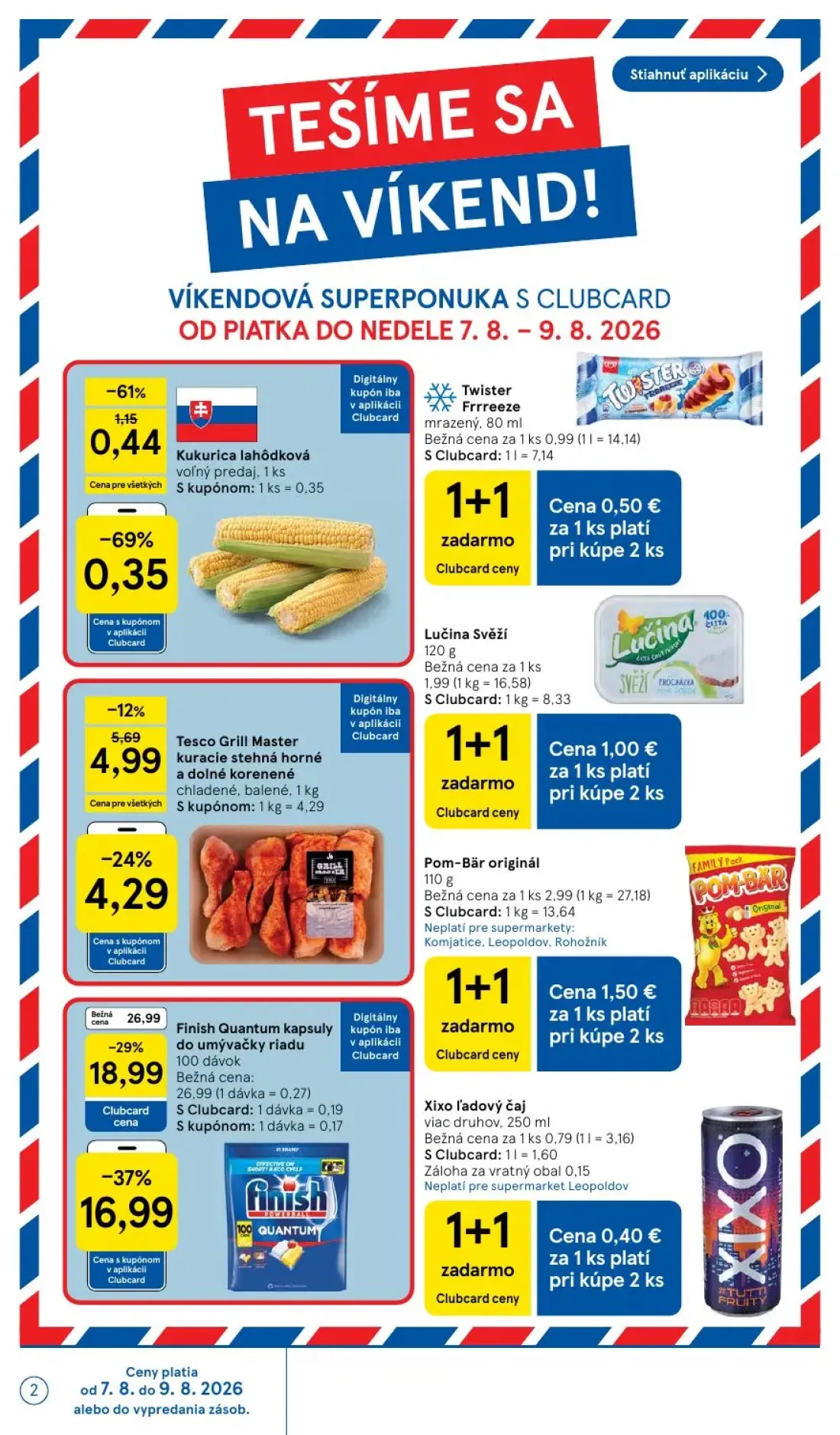 Tesco Supermarket leták, strana 2 z 29 — Finish Quantum kapsuly do umývačky riadu, Pom-Bär originál, Lučina Svěží