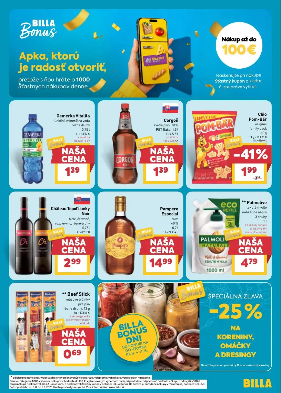 Billa leták, strana 13 z 32 — Chio Pom-Bär