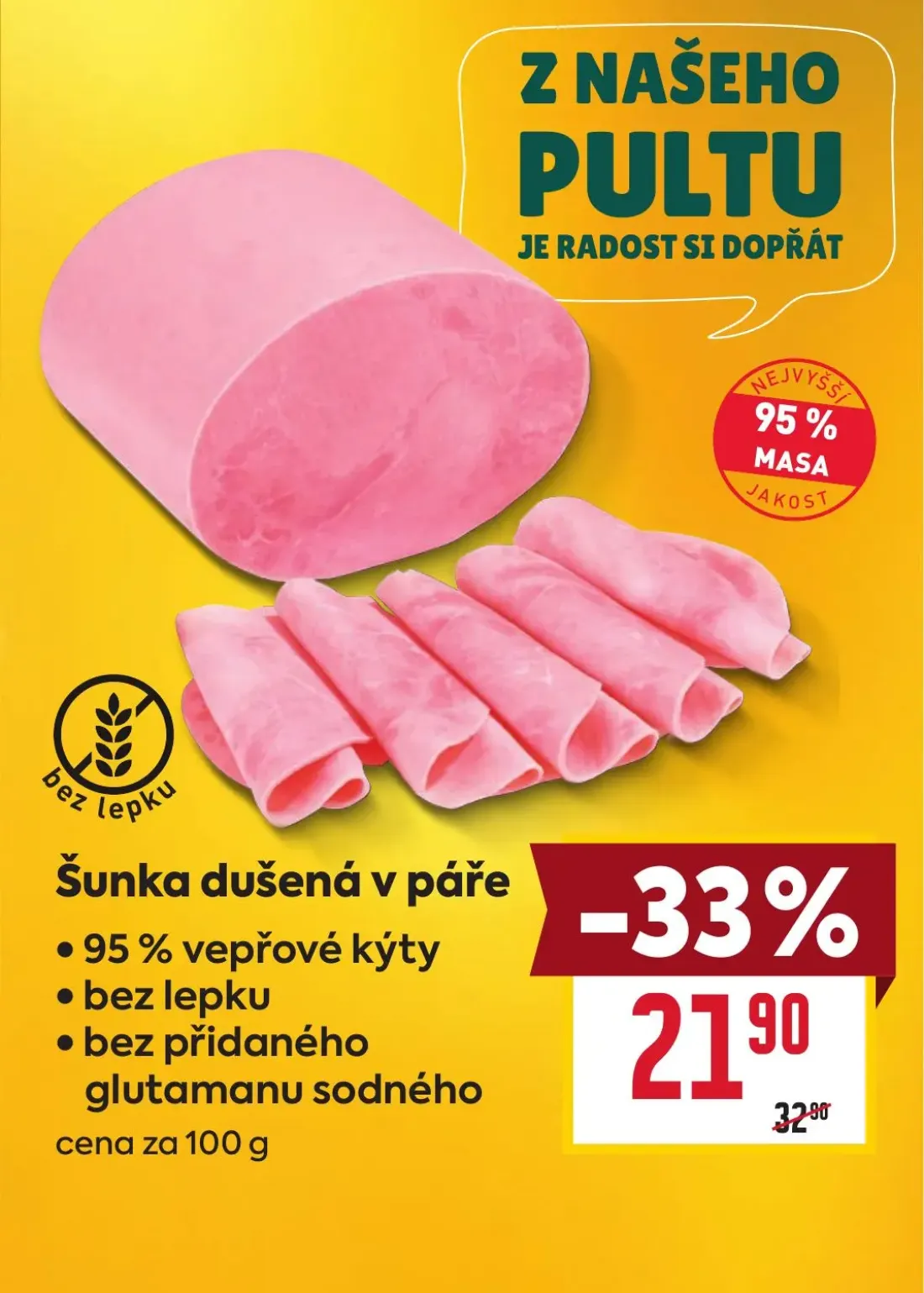 Billa leták, strana 7 z 33 — Šunka dušená v páře