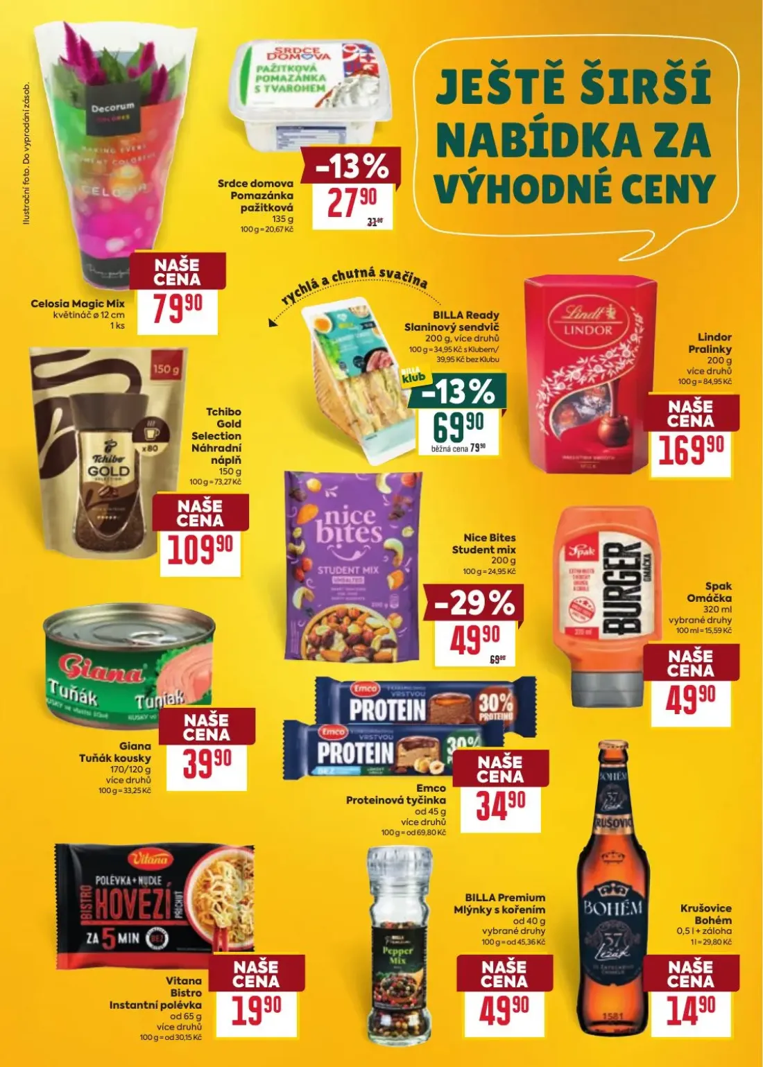 Billa leták, strana 31 z 33 — Emco Proteinová tyčinka