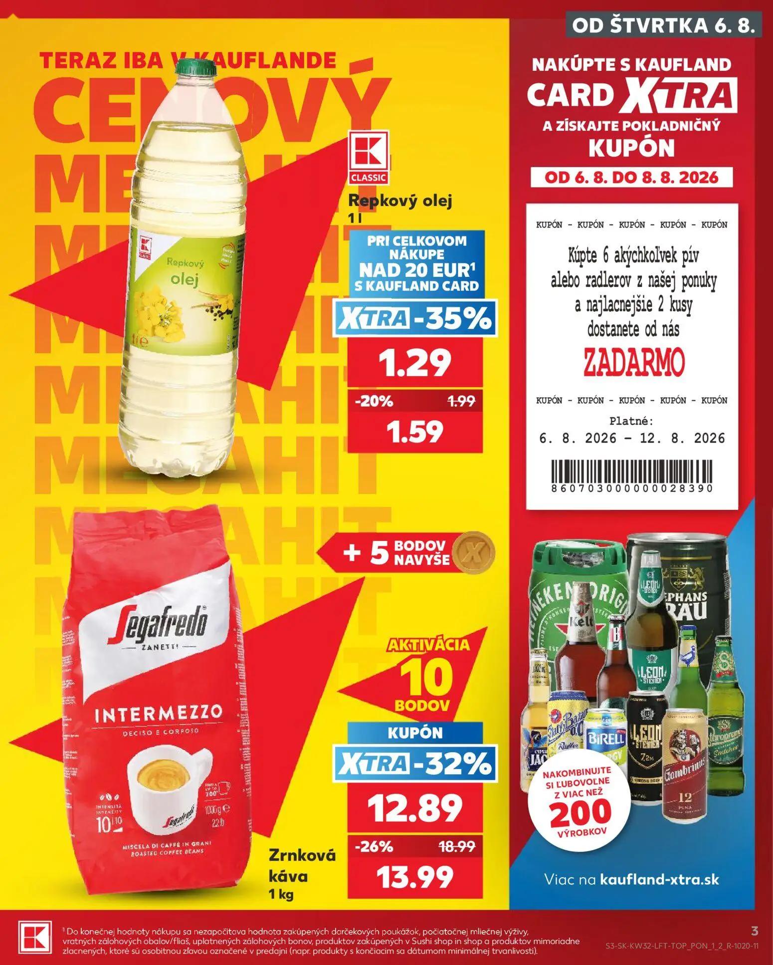 Kaufland leták, strana 3 z 78 — Repkový olej