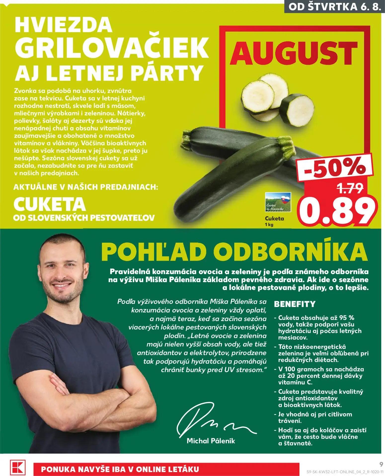 Kaufland leták, strana 9 z 78 — Cuketa