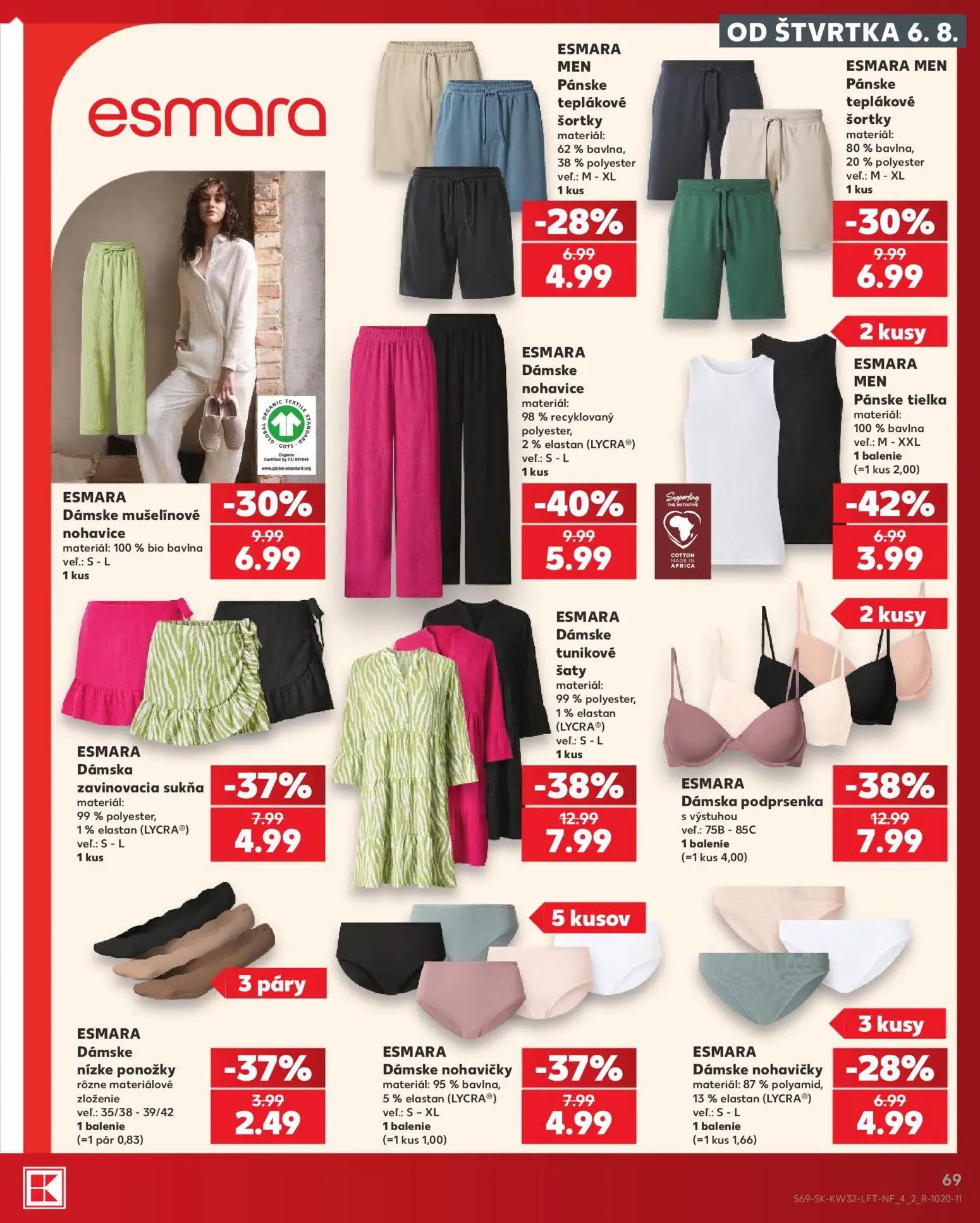 Kaufland leták, strana 69 z 78 — Dámske nohavice