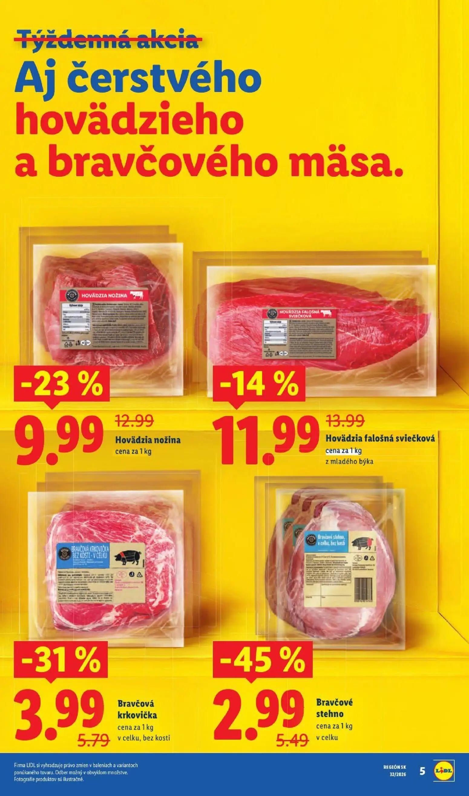 Lidl leták, strana 7 z 95 — Hovädzia nožina