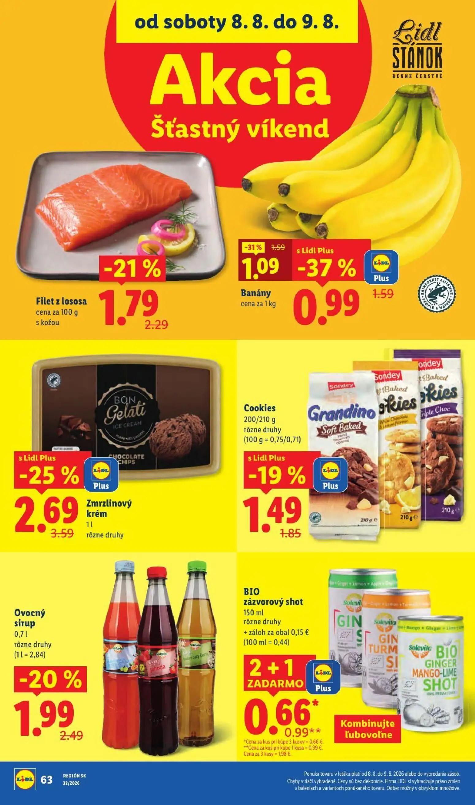 Lidl leták, strana 82 z 95 — Zmrzlinový krém, Cookies
