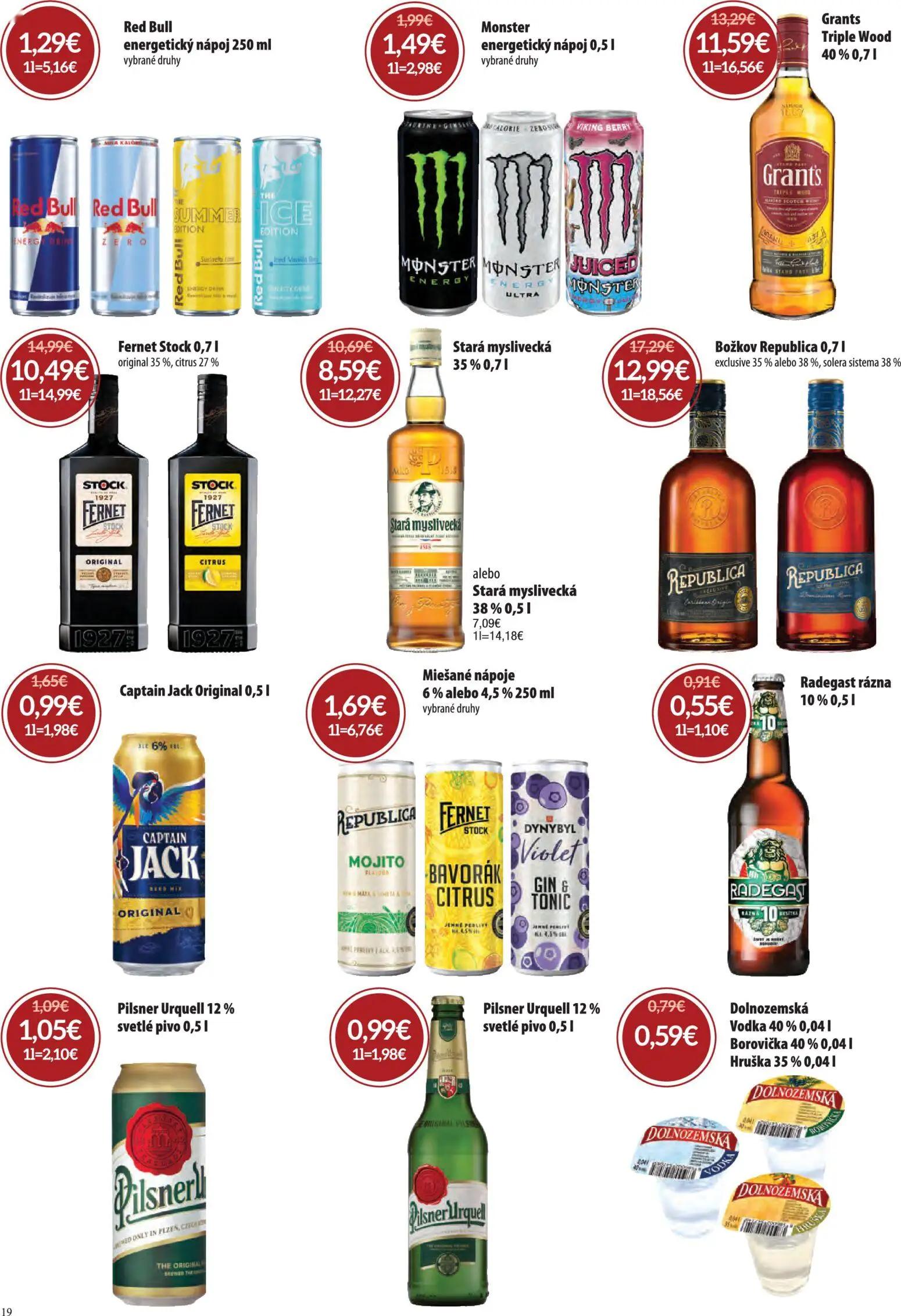 Nitrazdroj leták, strana 19 z 32 — Fernet Stock, Božkov Republica, Stará myslivecká