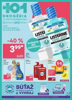 101 Drogerie leták, strana 2 z 7 — Listerine Cool Mint ústna voda, Botanique šampón/kondicionér, Brise osviežovač vzduchu
