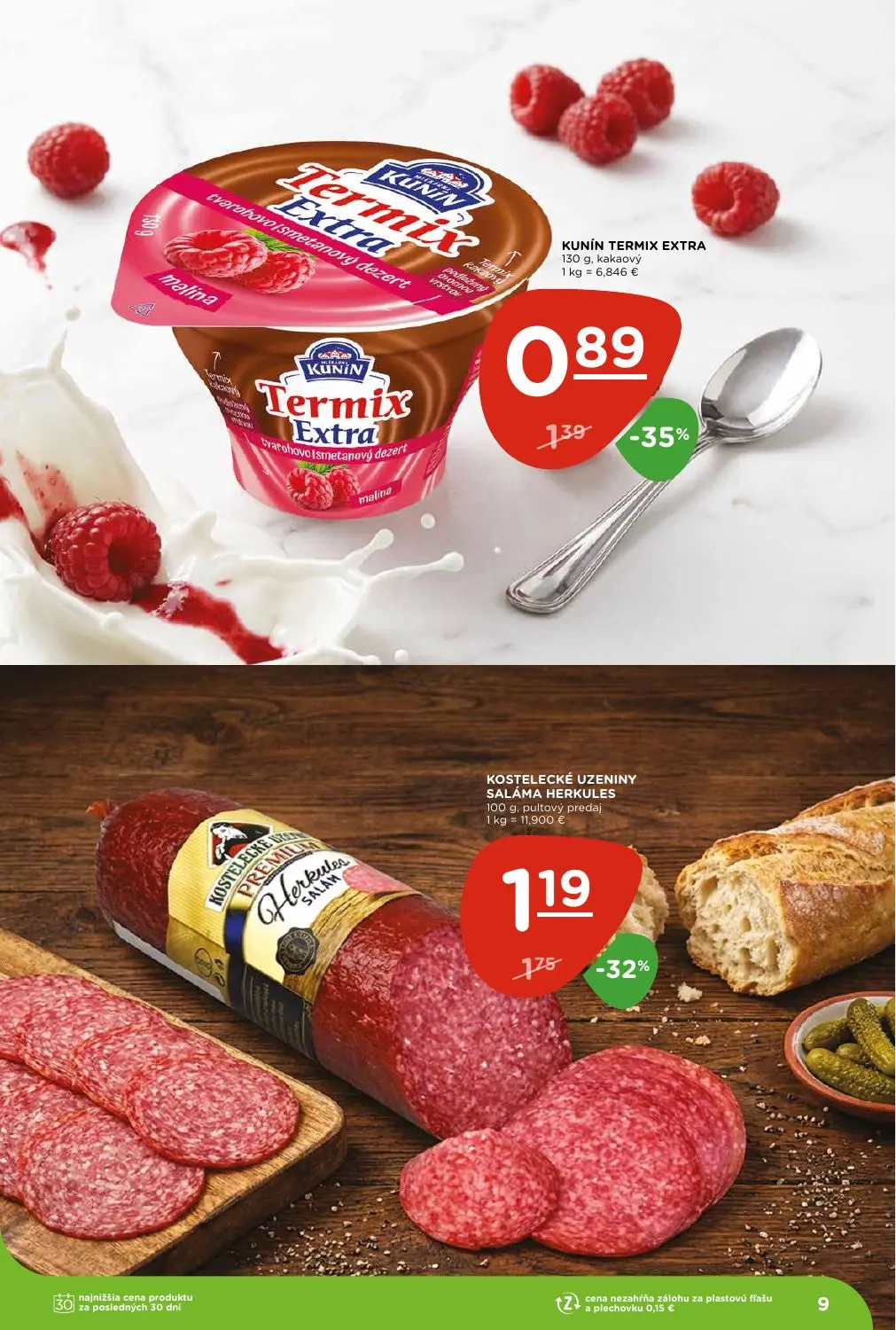 Terno leták, strana 9 z 29 — SALÁMA HERKULES, KUNÍN TERMIX EXTRA