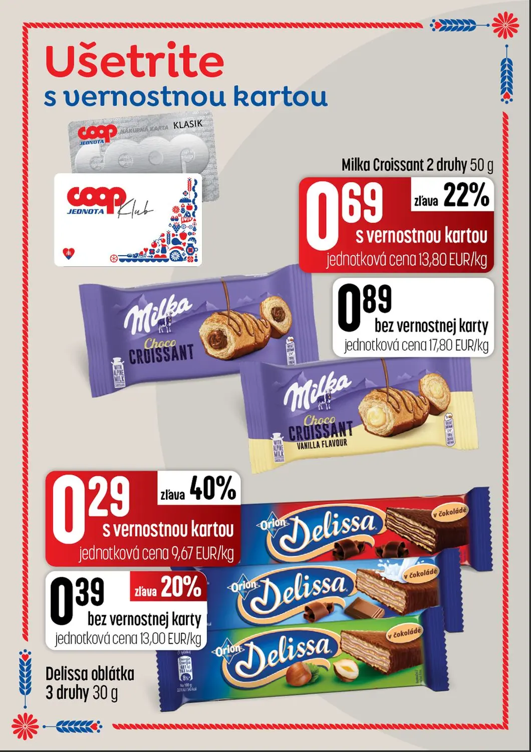 Coop Tempo leták, strana 40 z 56 — Milka Croissant