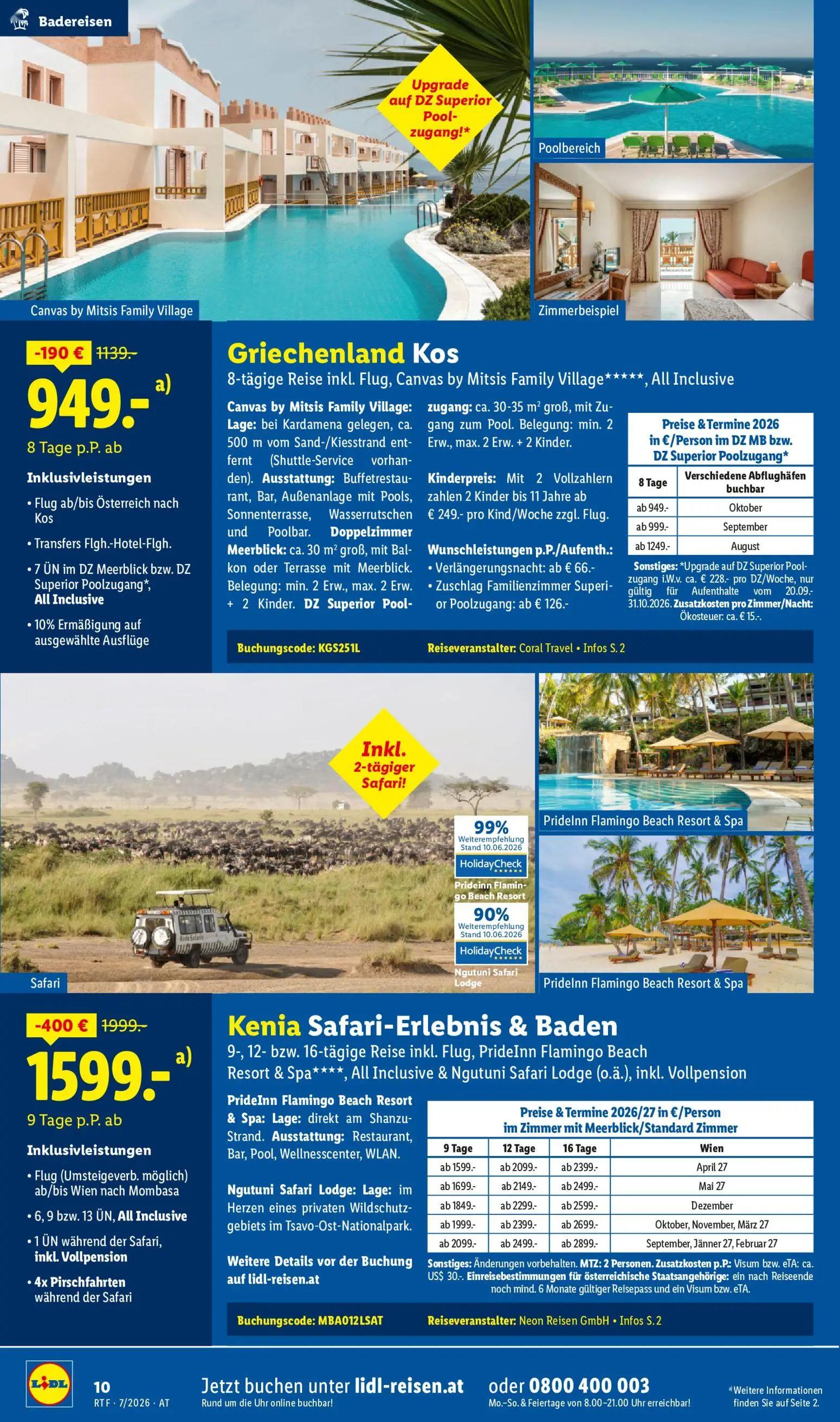 Lidl Prospekt, Seite 10 von 24 — Griechenland Kos