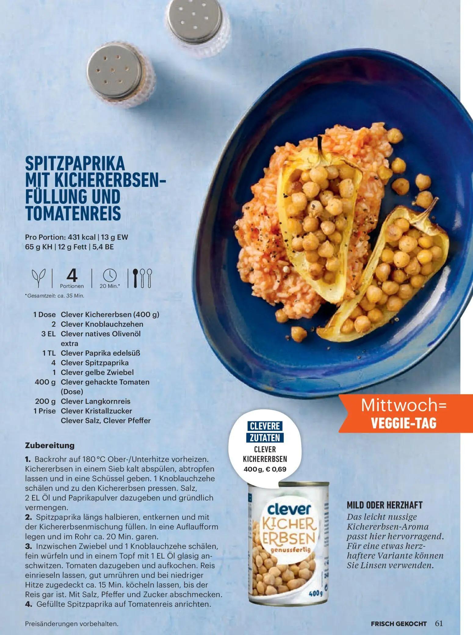 Billa Prospekt, Seite 59 von 170 — Kichererbsen