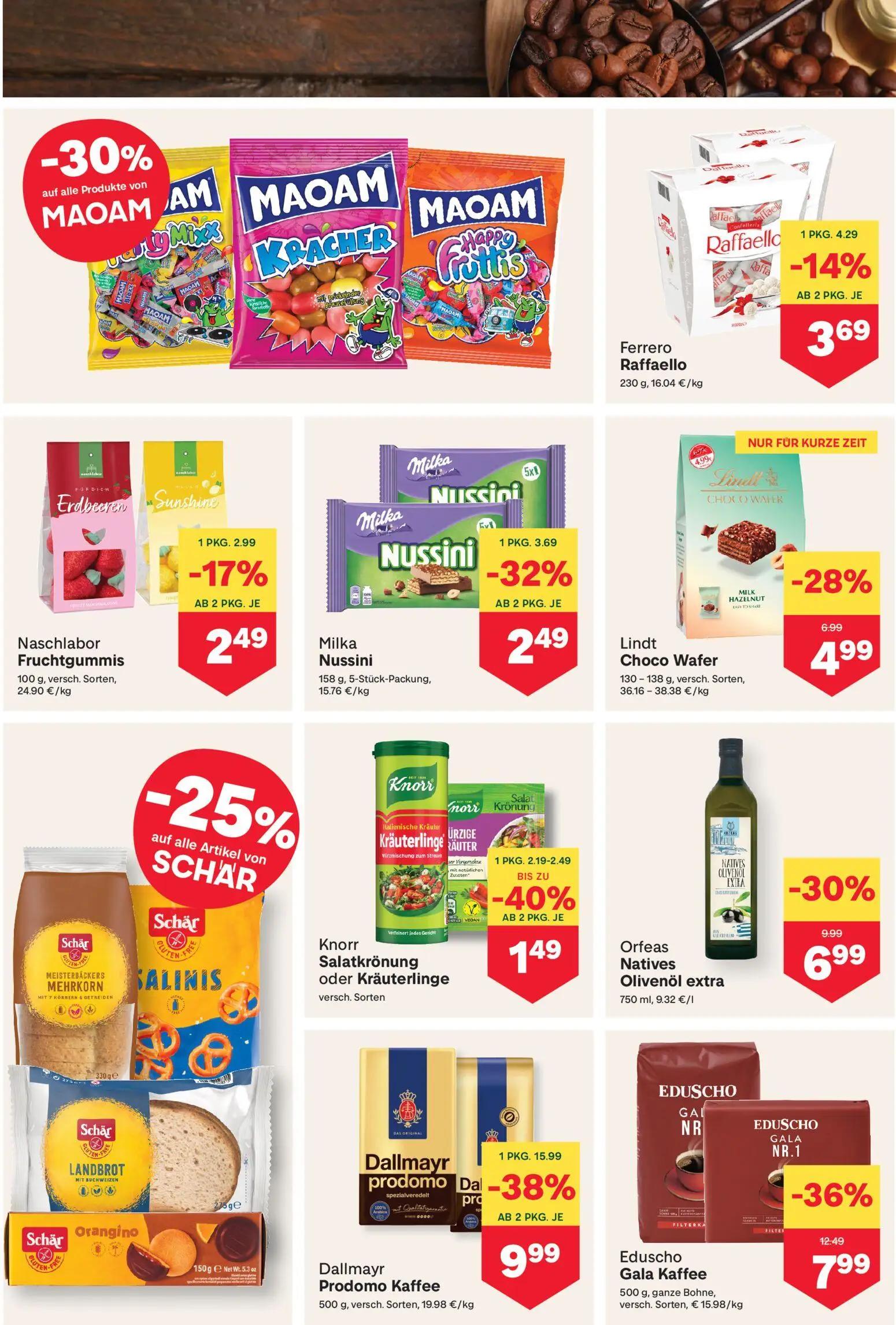 MPREIS Prospekt, Seite 6 von 15 — Dallmayr Prodomo Kaffee, Eduscho Gala Kaffee, Orfeas Natives Olivenöl extra