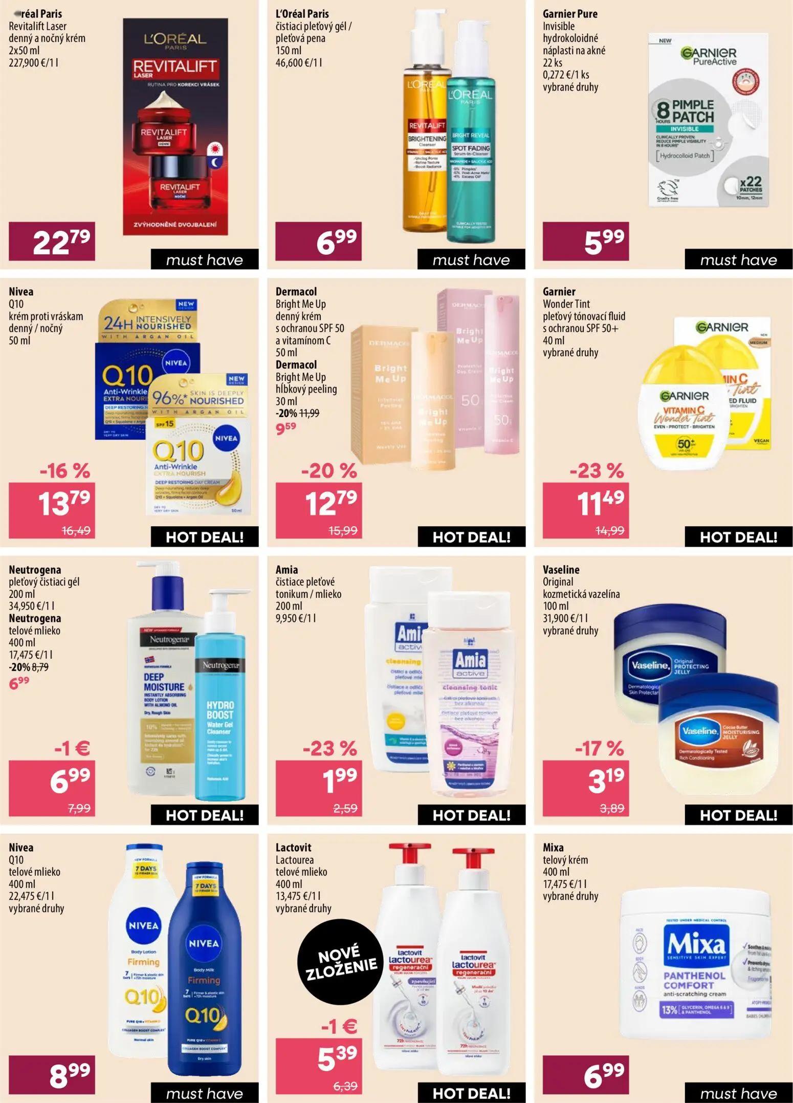 101 Drogerie leták, strana 5 z 8 — Garnier Wonder Tint pleťový tónovací fluid s ochranou SPF 50+, Dermacol Bright Me Up denn…
