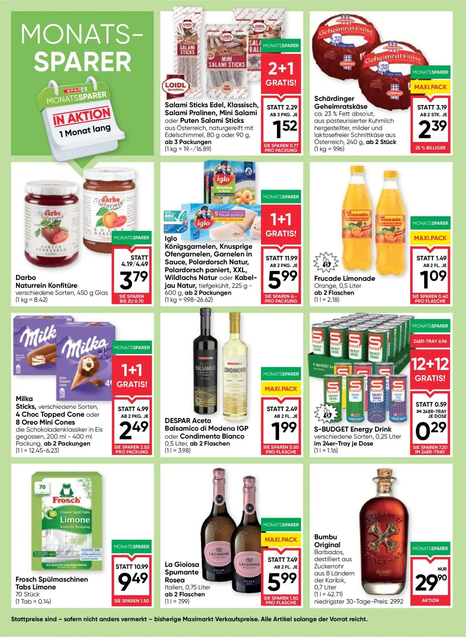 Maximarkt Prospekt, Seite 6 von 24 — Iglo Königsgarnelen, Knusprige Ofengarnelen, Garnelen in Sauce, Polardorsch Natur, Pola…