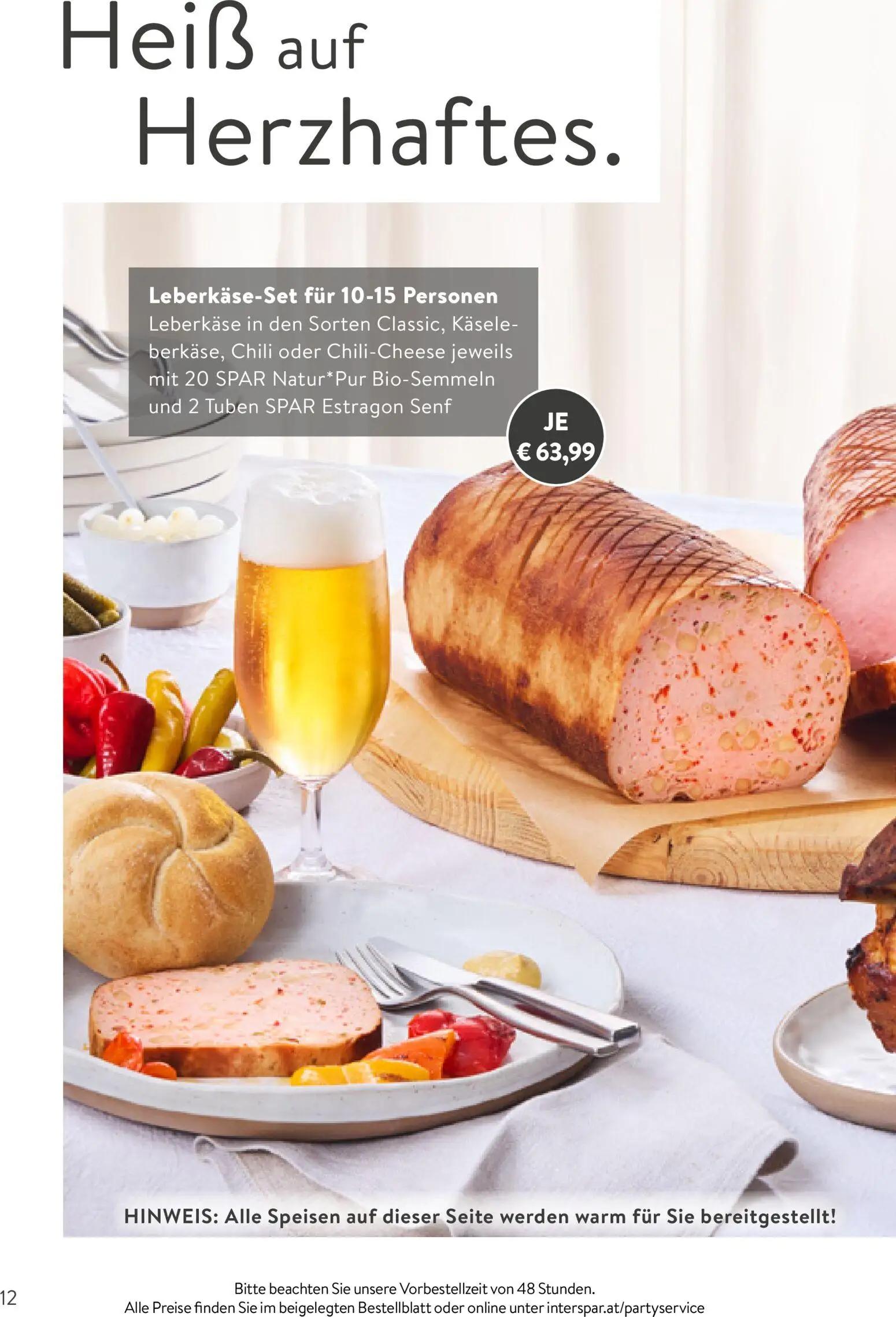 Interspar Prospekt, Seite 12 von 24 — Leberkäse-Set