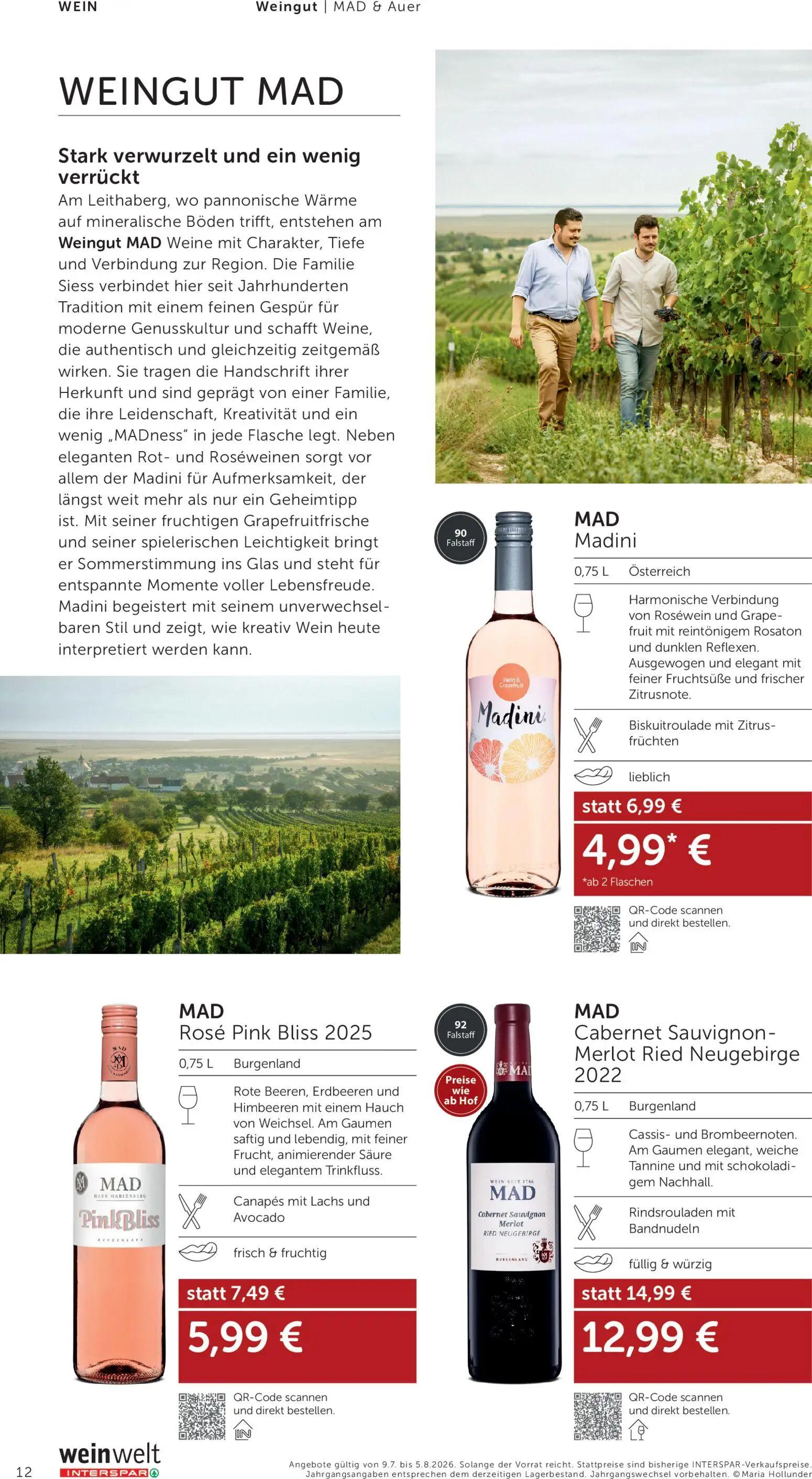 Interspar Prospekt, Seite 12 von 24 — Rosé Pink Bliss 2025