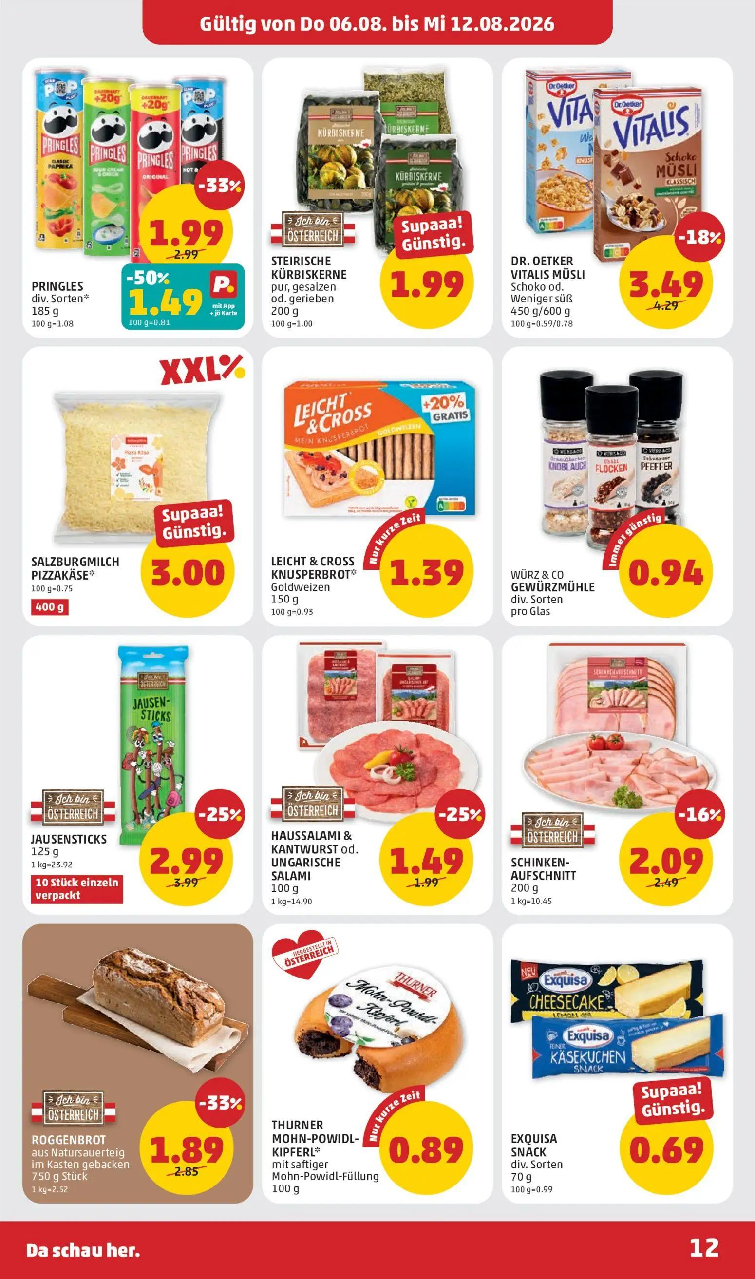 PENNY Prospekt, Seite 12 von 28 — DR. OETKER VITALIS MÜSLI