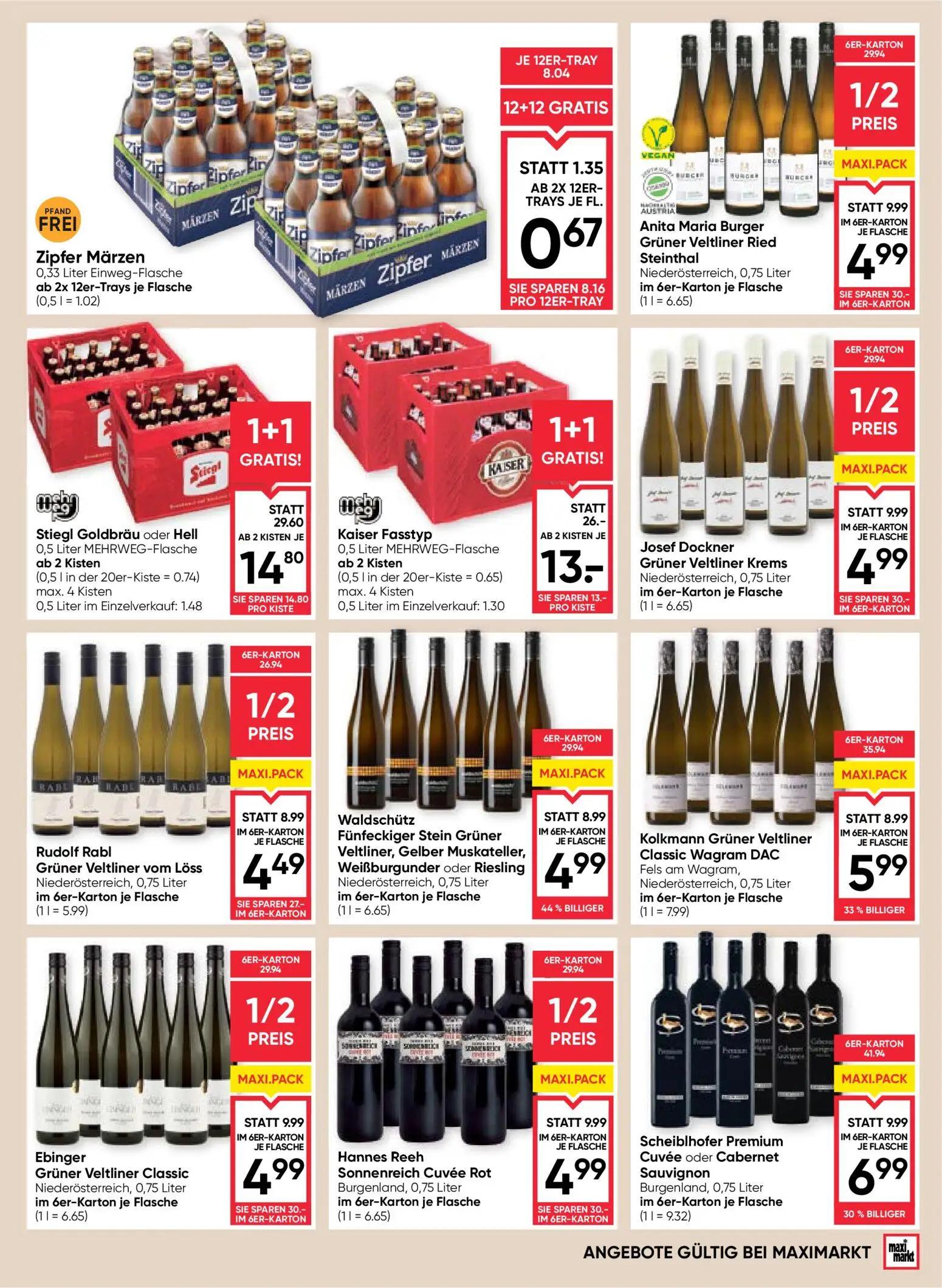 Maximarkt Prospekt, Seite 13 von 24 — Zipfer Märzen