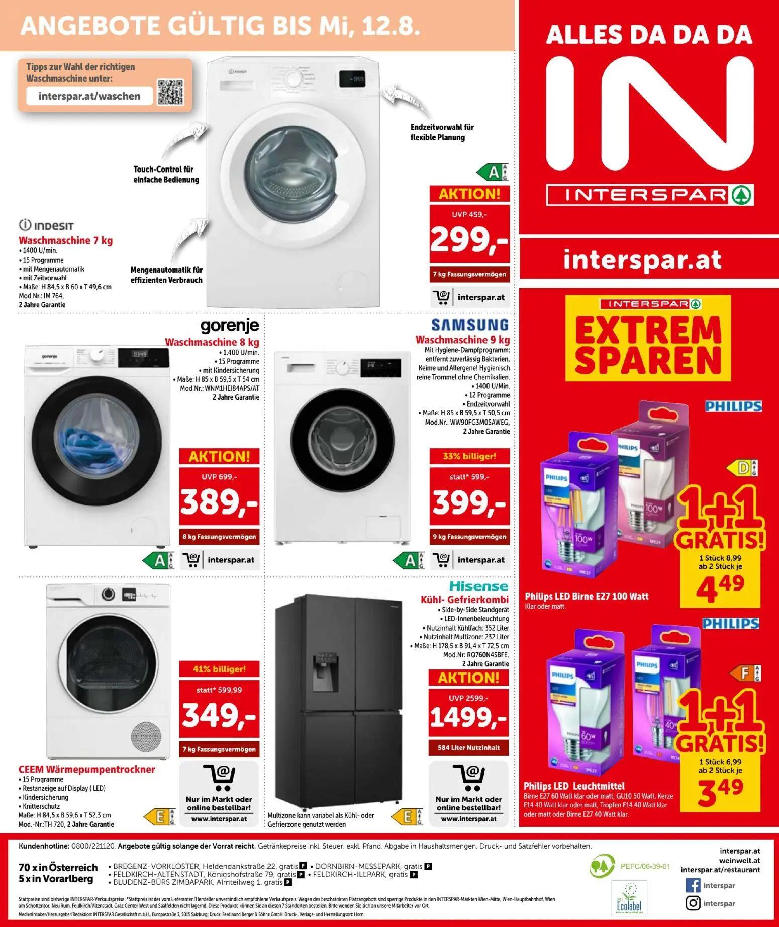 Interspar Prospekt, Seite 16 von 16