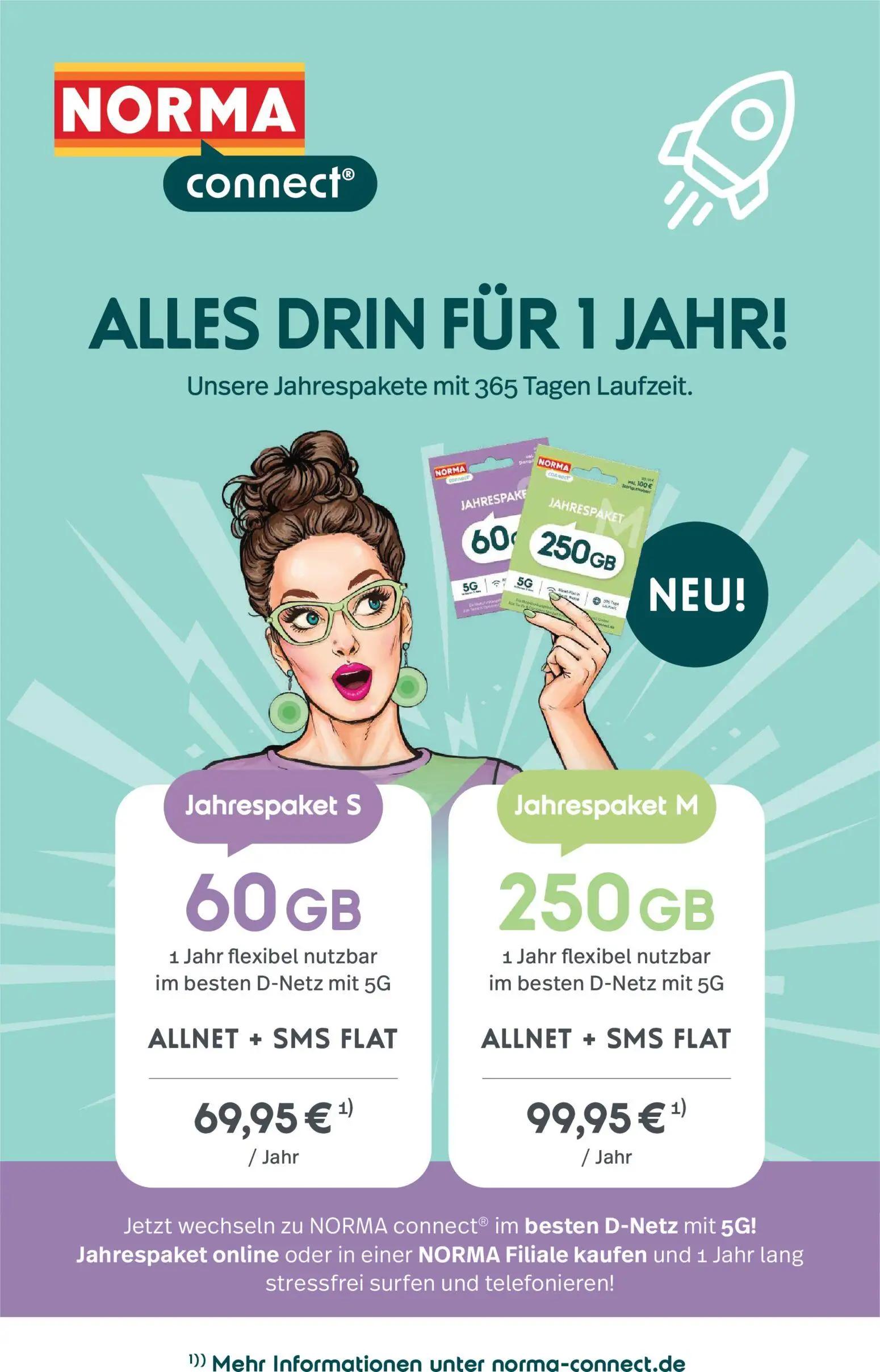 Norma Prospekt, Seite 16 von 18 — Jahrespaket S, Jahrespaket M