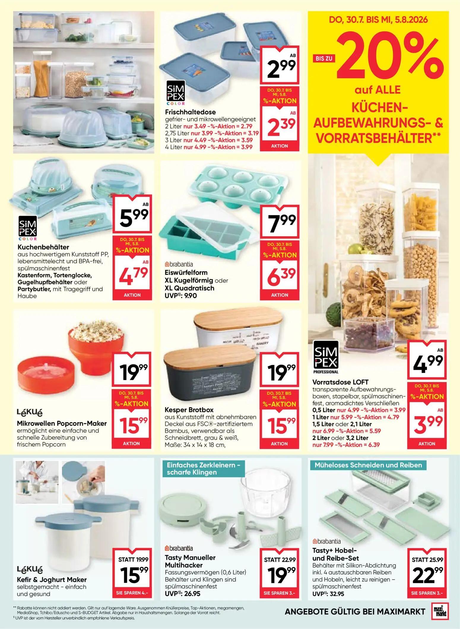 Maximarkt Prospekt, Seite 17 von 24 — Tasty Manueller Multihacker, Vorratsdose LOFT, Frischhaltedose