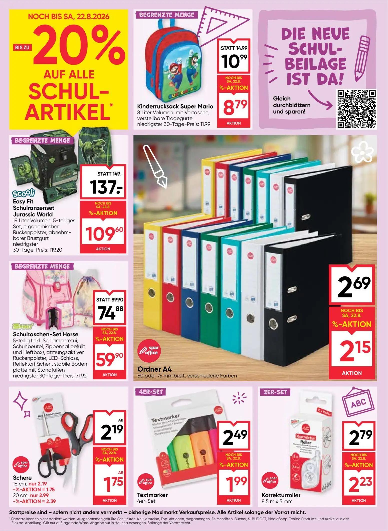 Maximarkt Prospekt, Seite 20 von 24