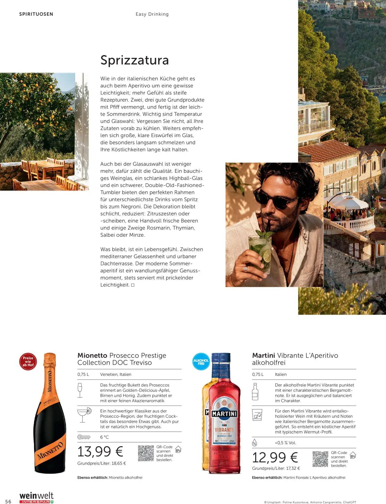 Interspar Prospekt, Seite 56 von 60 — Martini Vibrante L'Aperitivo alkoholfrei