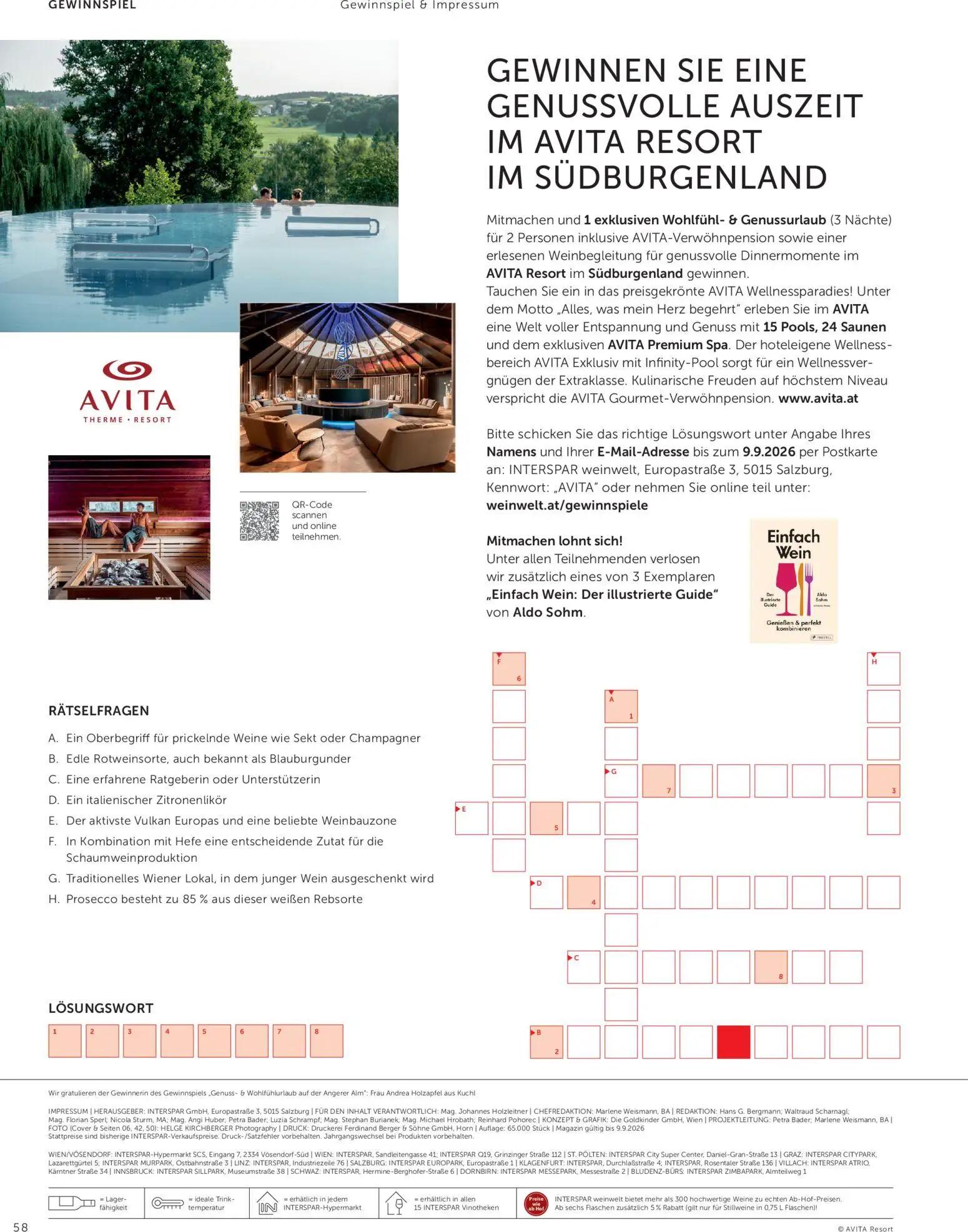 Interspar Prospekt, Seite 58 von 60
