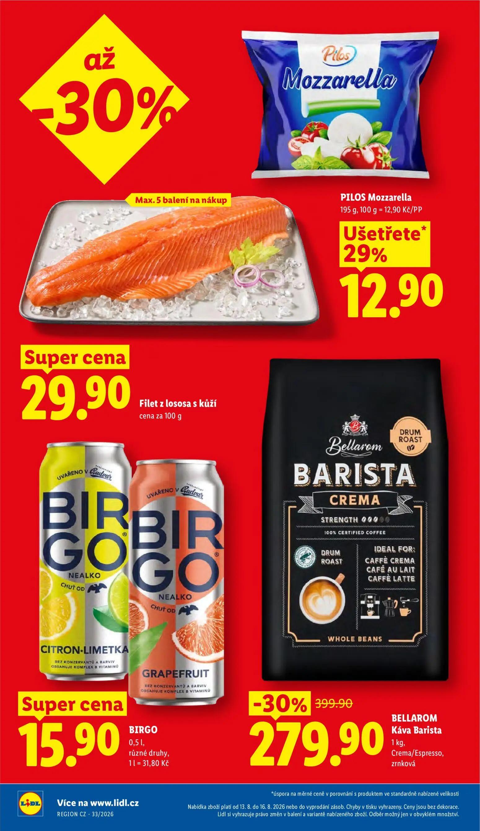 Lidl leták, strana 2 z 52 — Filet z lososa s kůží