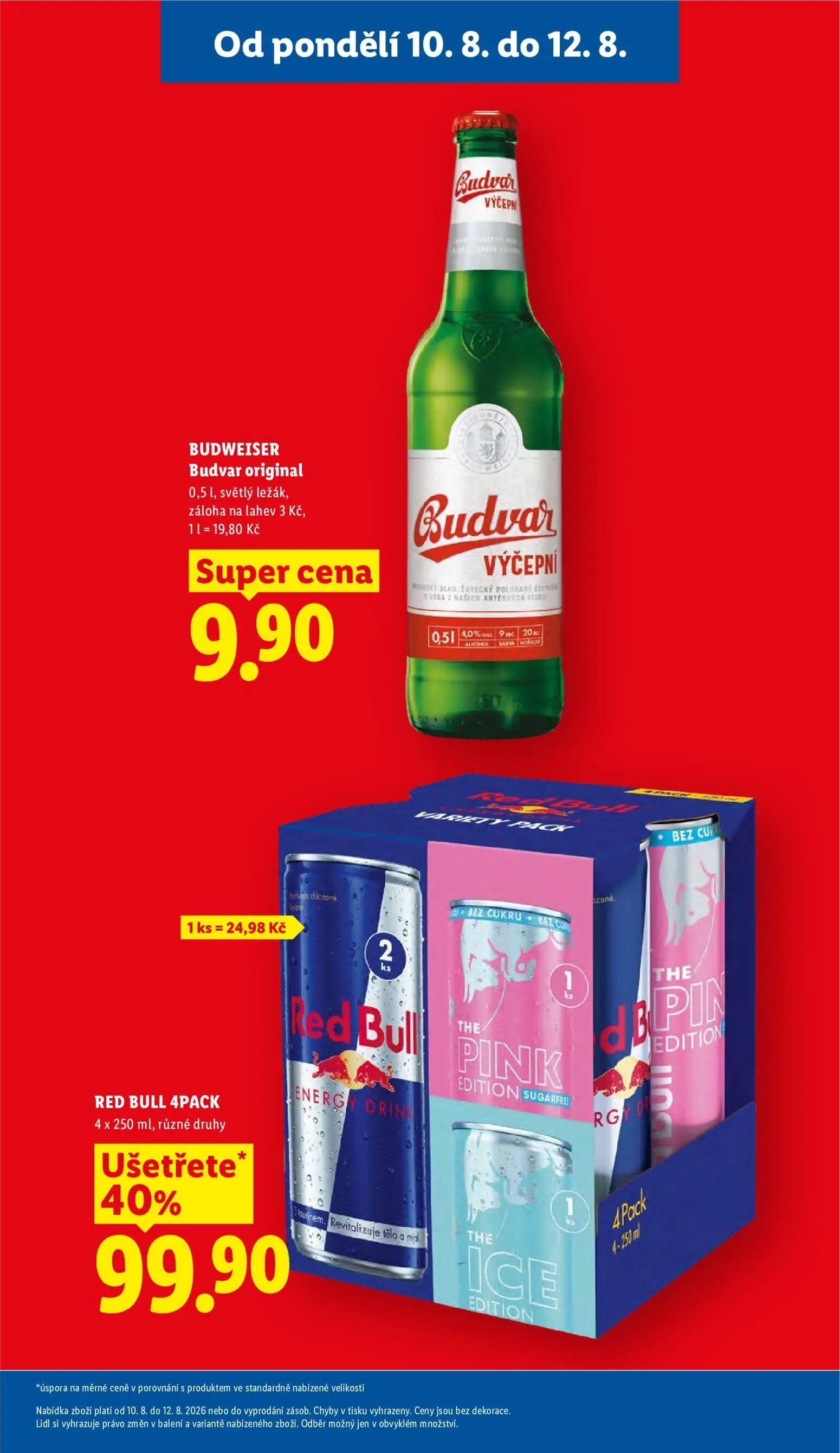 Lidl leták, strana 9 z 44 — Budvar original