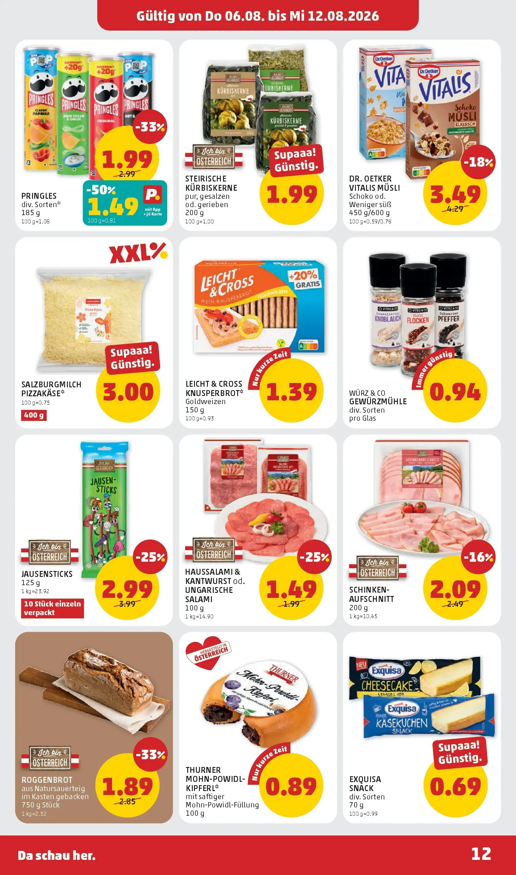 PENNY Prospekt, Seite 12 von 28 — PRINGLES div. Sorten*