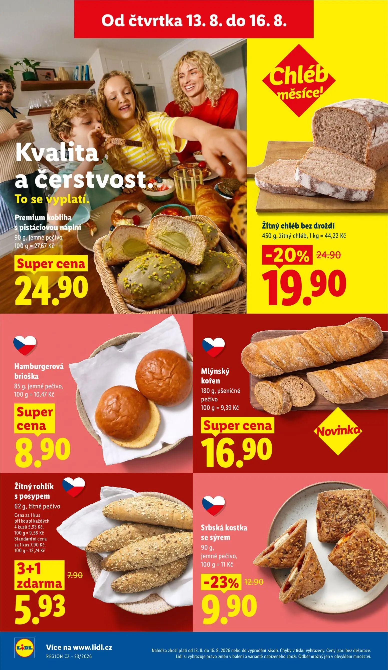 Lidl leták, strana 14 z 52 — Žitný chléb bez droždí